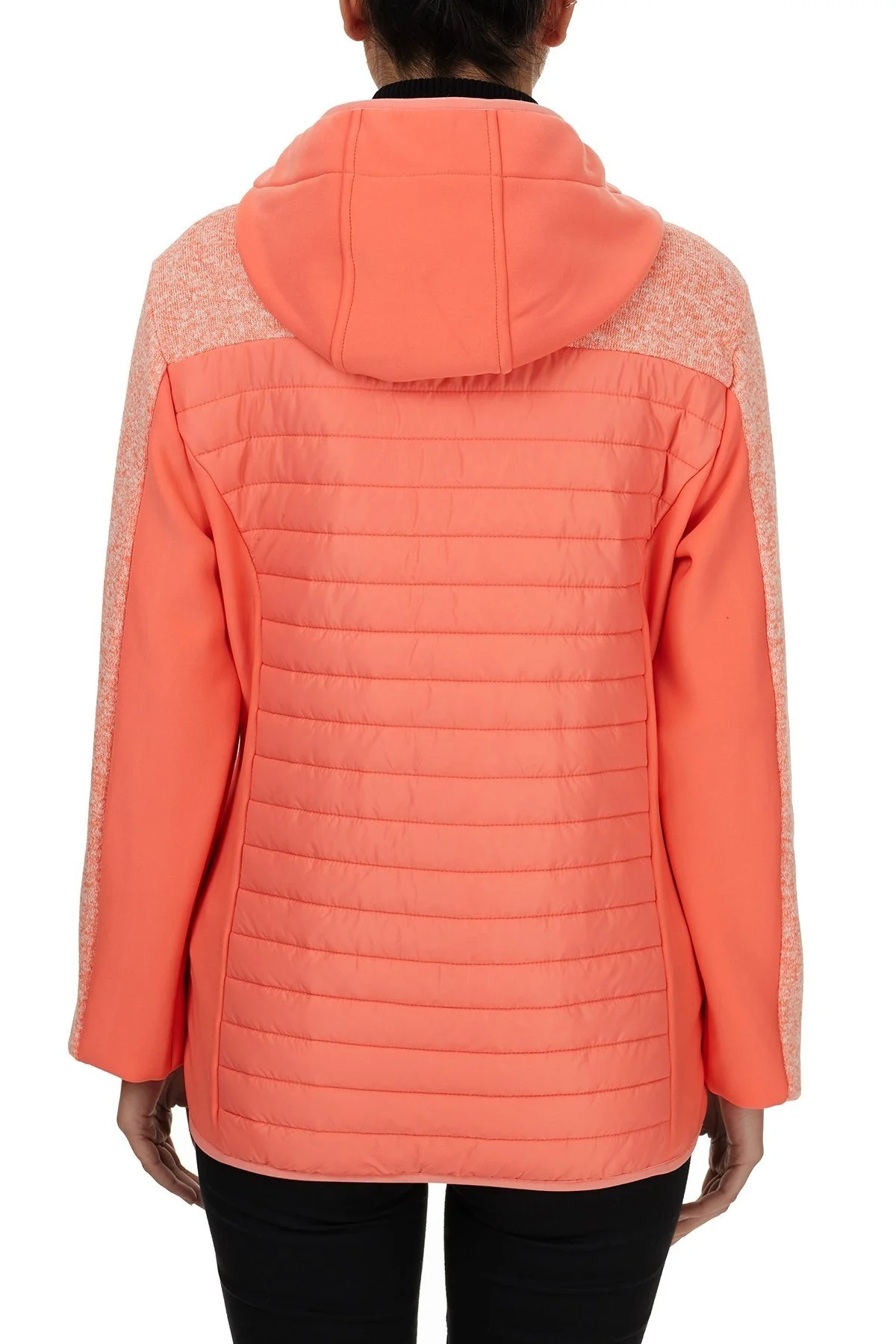 Norway Geographical Kapüşonlu Outdoor Bayan Mont TAQUEUSE MERCAN - 6