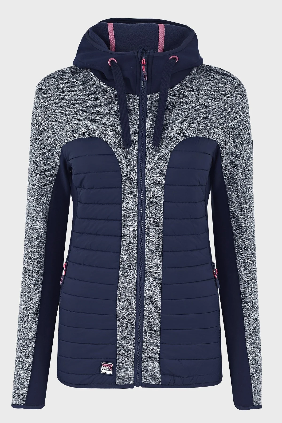 Norway Geographical Kapüşonlu Outdoor Bayan Mont TAQUEUSE LACİVERT - 1