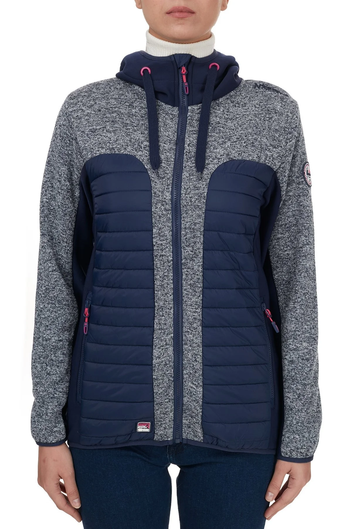 Norway Geographical Kapüşonlu Outdoor Bayan Mont TAQUEUSE LACİVERT - 2