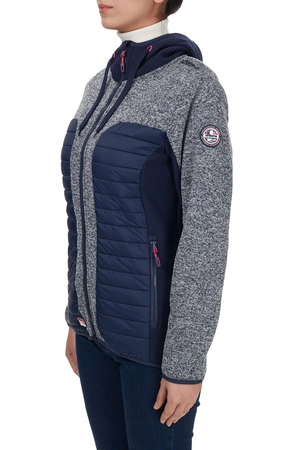 Norway Geographical Kapüşonlu Outdoor Bayan Mont TAQUEUSE LACİVERT - 3