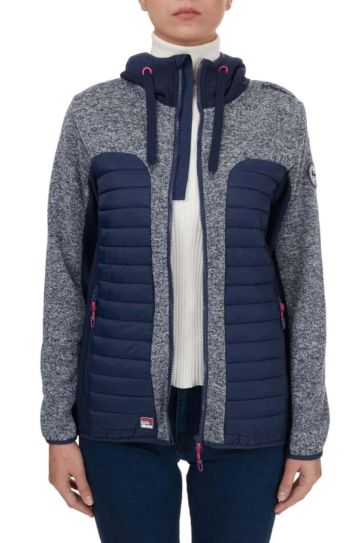 Norway Geographical Kapüşonlu Outdoor Bayan Mont TAQUEUSE LACİVERT - 4