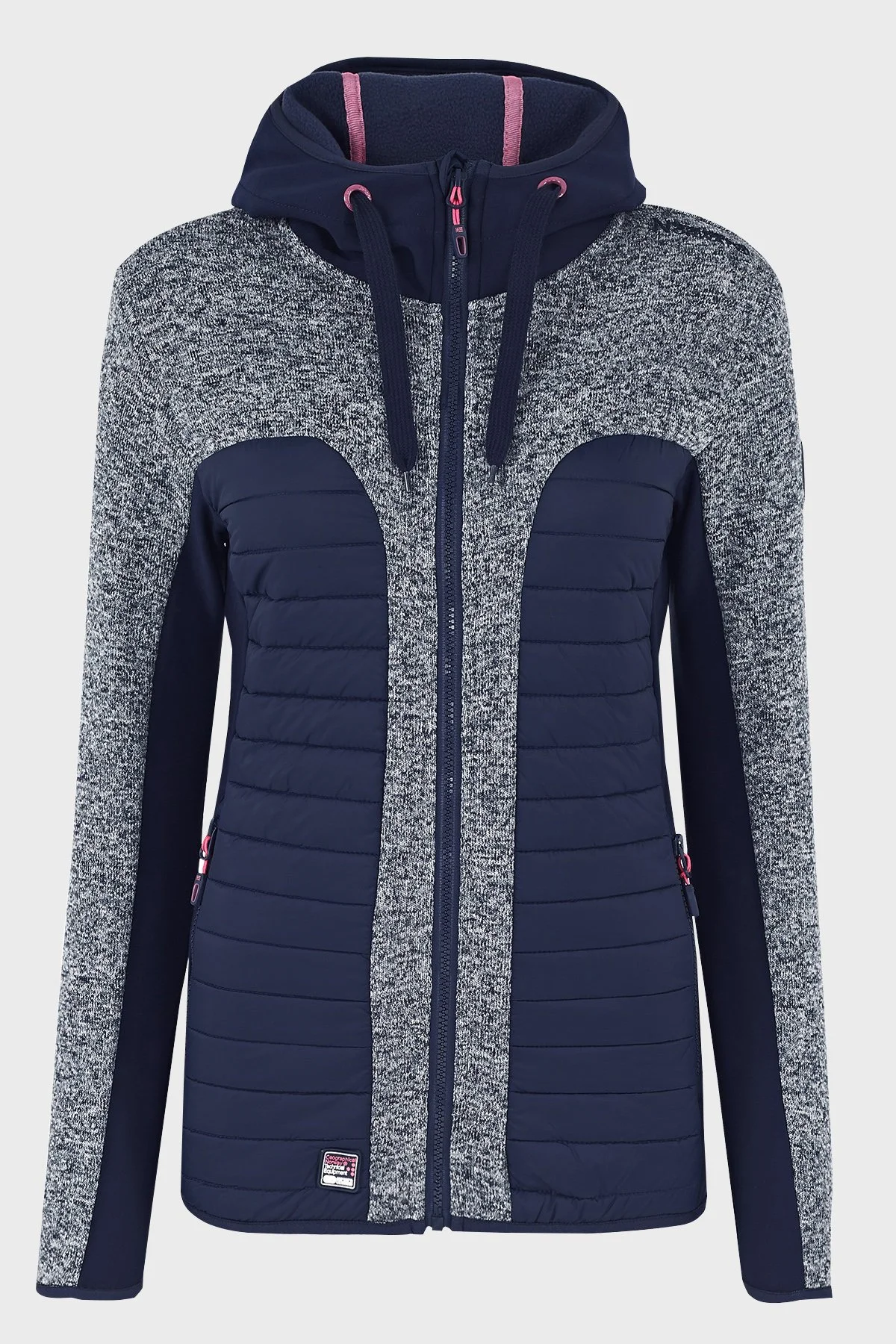 Norway Geographical Kapüşonlu Outdoor Bayan Mont TAQUEUSE LACİVERT - 1