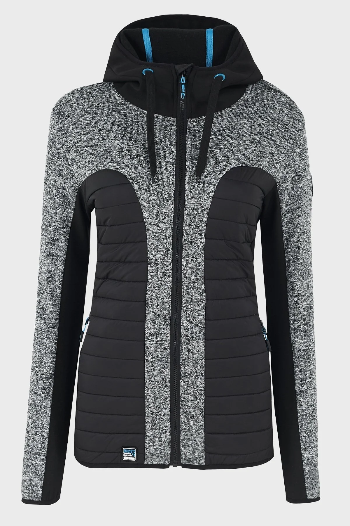 Norway Geographical Kapüşonlu Outdoor Bayan Mont TAQUEUSE SİYAH - 1