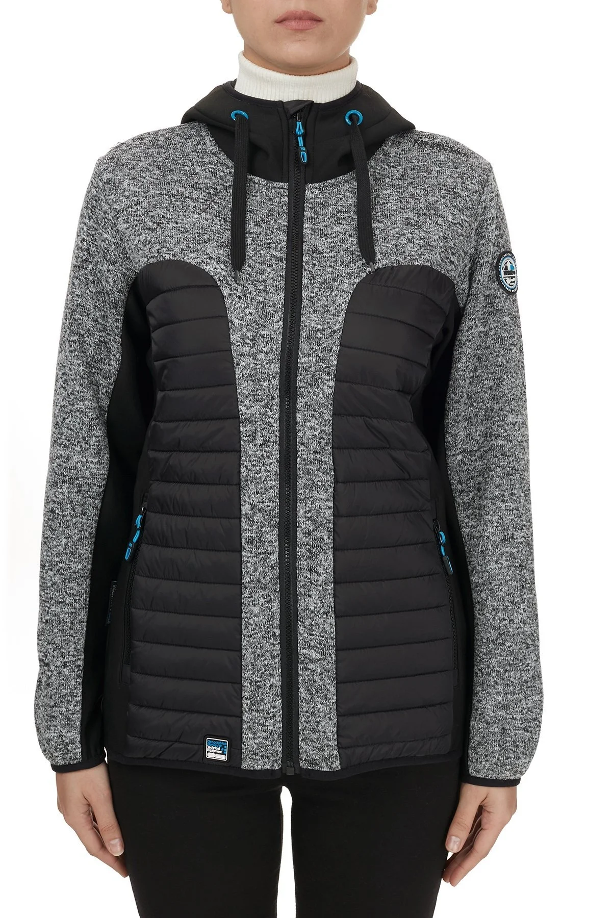 Norway Geographical Kapüşonlu Outdoor Bayan Mont TAQUEUSE SİYAH - 2