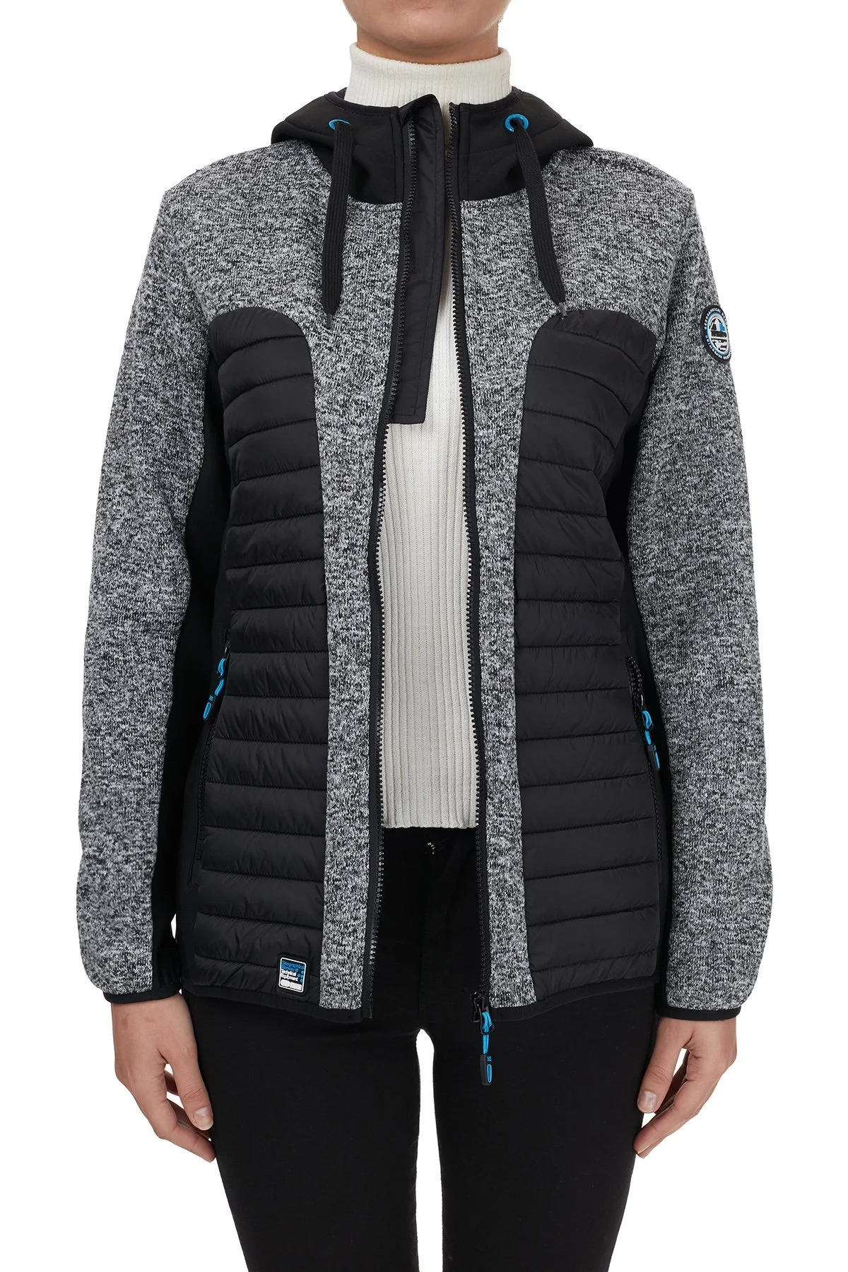 Norway Geographical Kapüşonlu Outdoor Bayan Mont TAQUEUSE SİYAH - 4