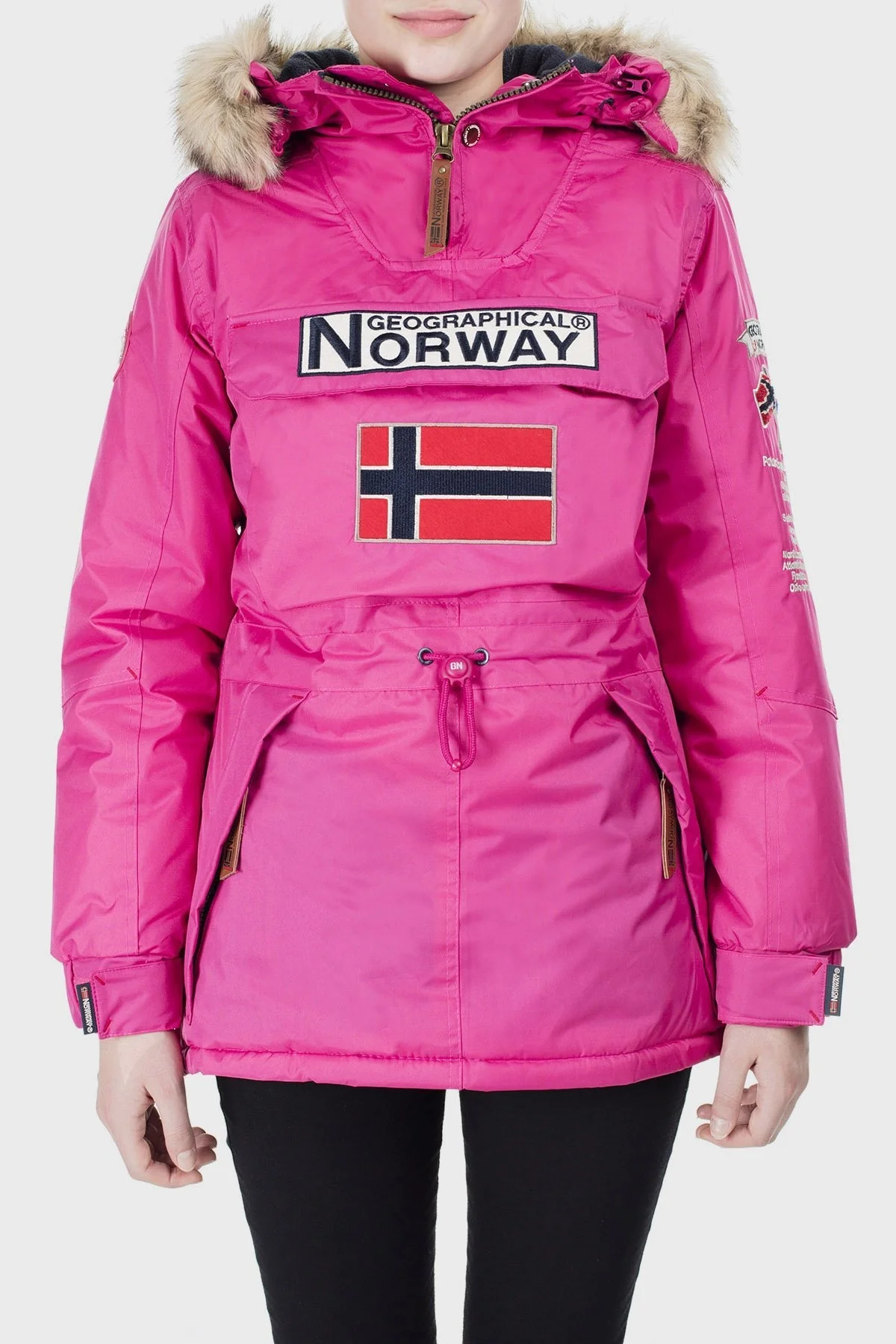 Norway Geographical Kapüşonlu Outdoor Bayan Parka BRIDGET FUŞYA - 2