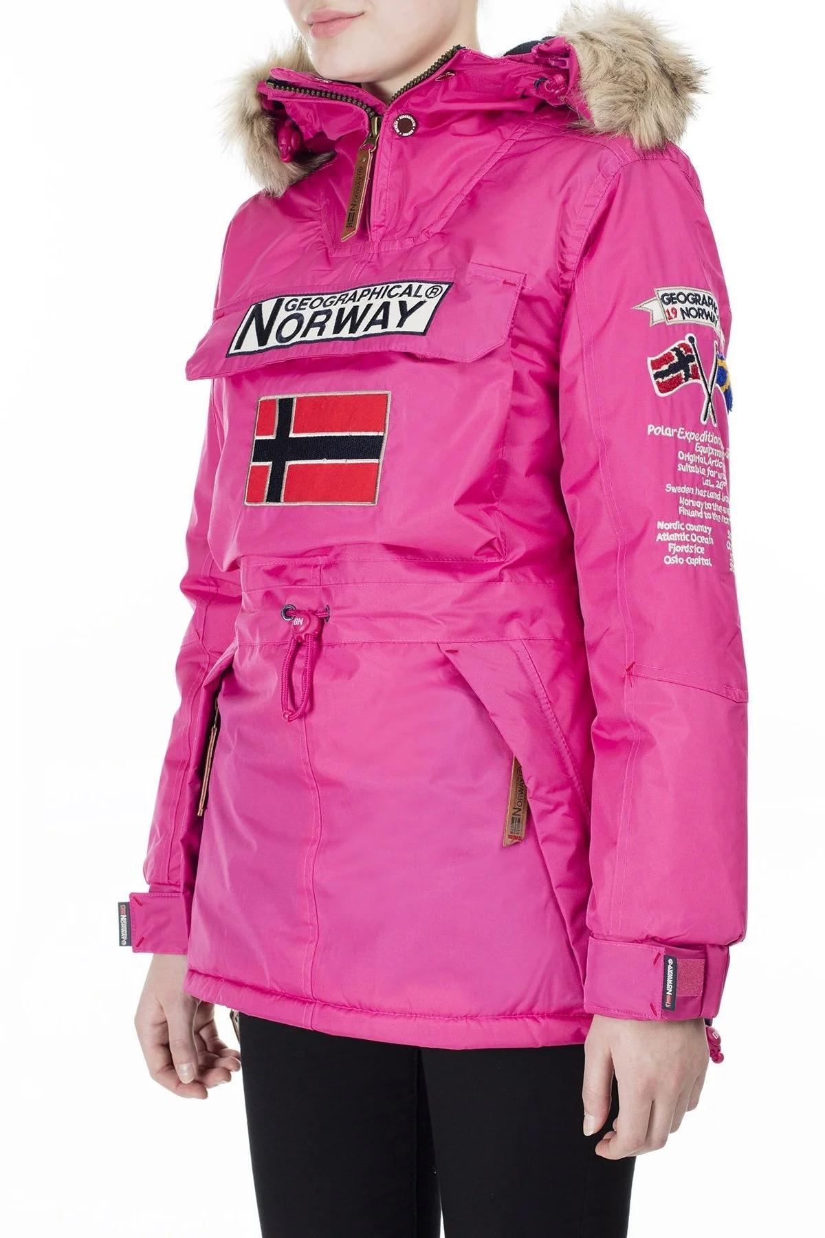 Norway Geographical Kapüşonlu Outdoor Bayan Parka BRIDGET FUŞYA - 3