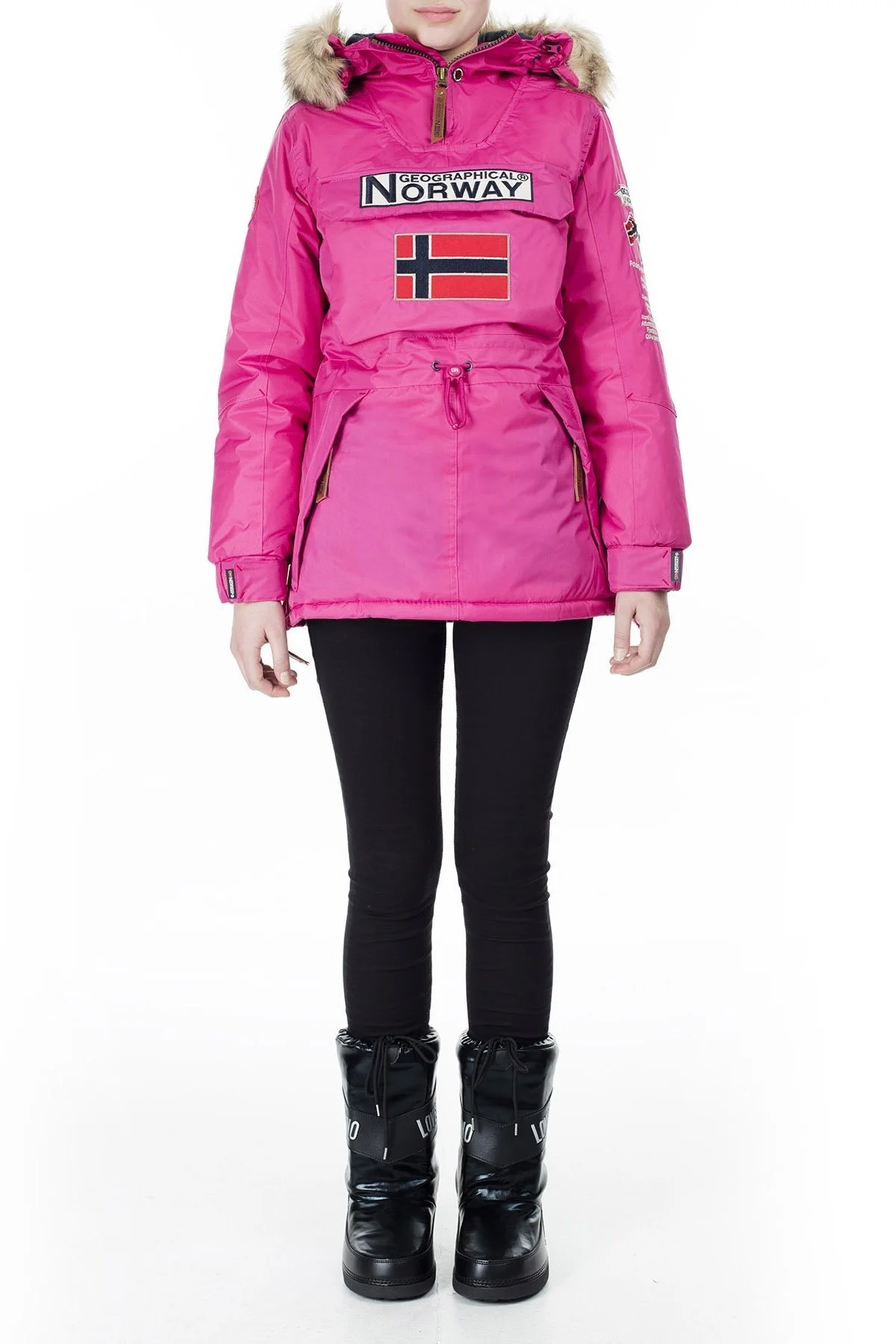 Norway Geographical Kapüşonlu Outdoor Bayan Parka BRIDGET FUŞYA - 4