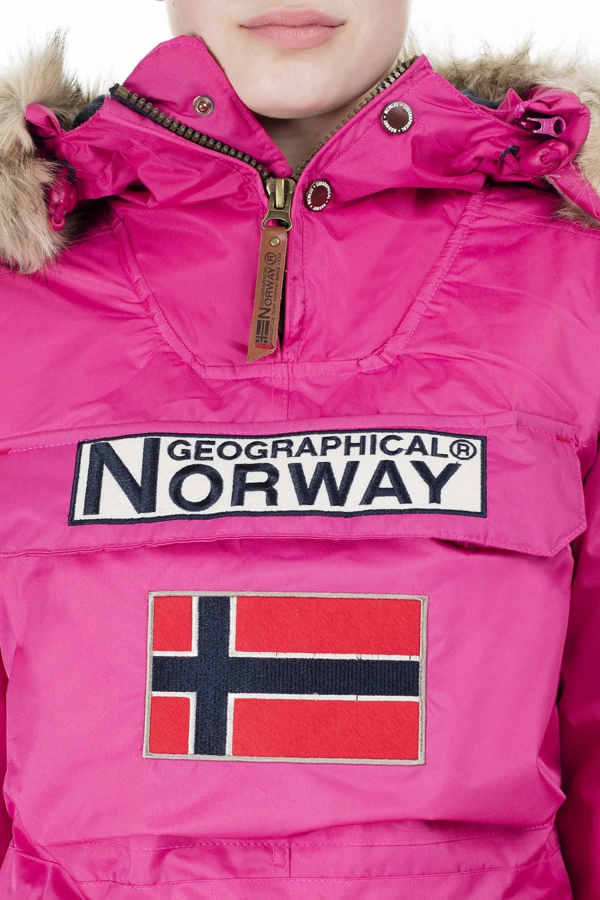 Norway Geographical Kapüşonlu Outdoor Bayan Parka BRIDGET FUŞYA - 6