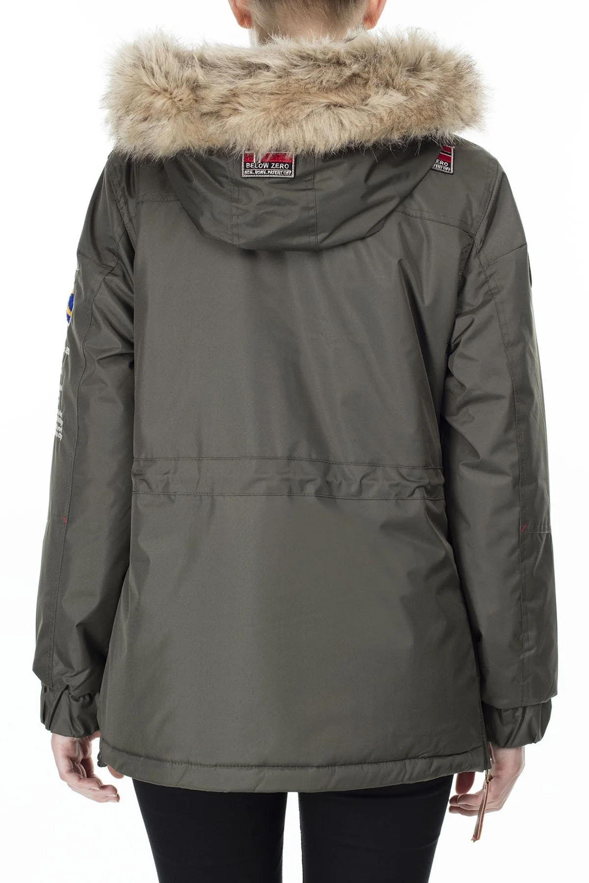 Norway Geographical Kapüşonlu Outdoor Bayan Parka BRIDGET HAKİ - 5