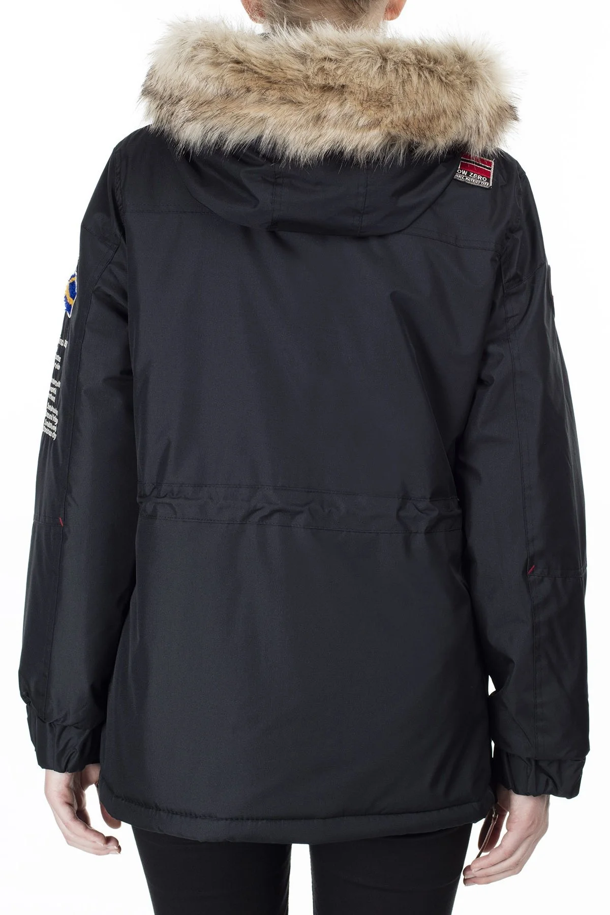 Norway Geographical Kapüşonlu Outdoor Bayan Parka BRIDGET SİYAH - 5