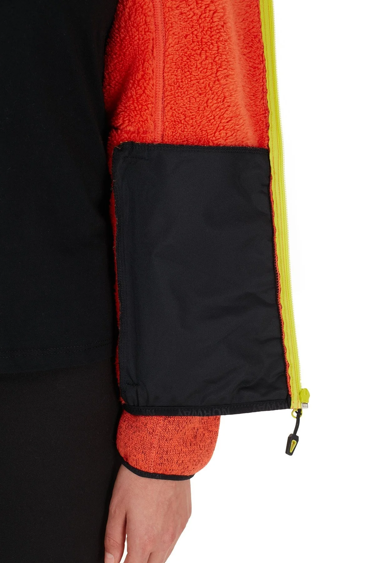 Norway Geographical Yumuşak Dokulu Soğuğa Dayanıklı Kapüşonlu Outdoor Bayan Polar TORCHE ORANGE - 7