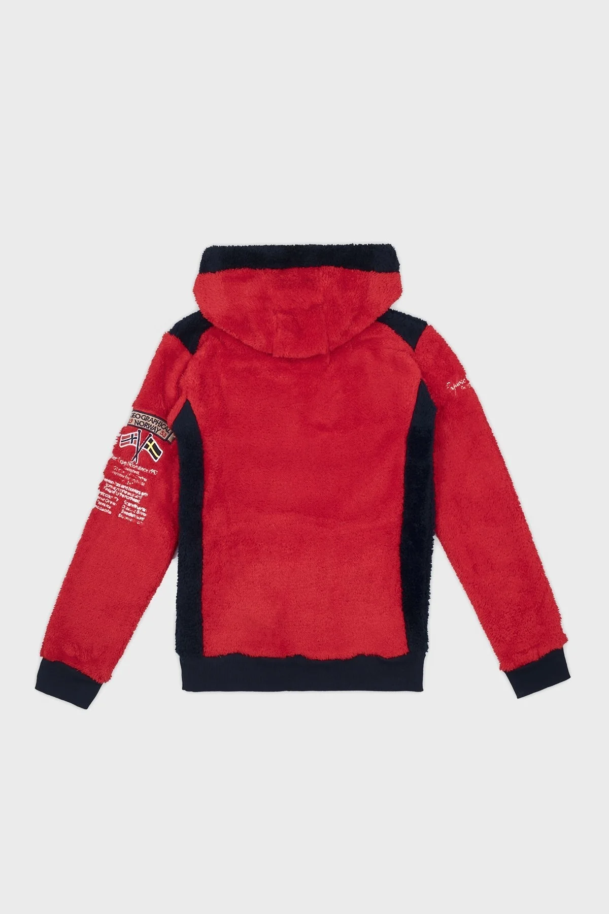 Norway Geographical Kapüşonlu Outdoor Polar Çocuk Sweat GYMCLASS B KIRMIZI - 2