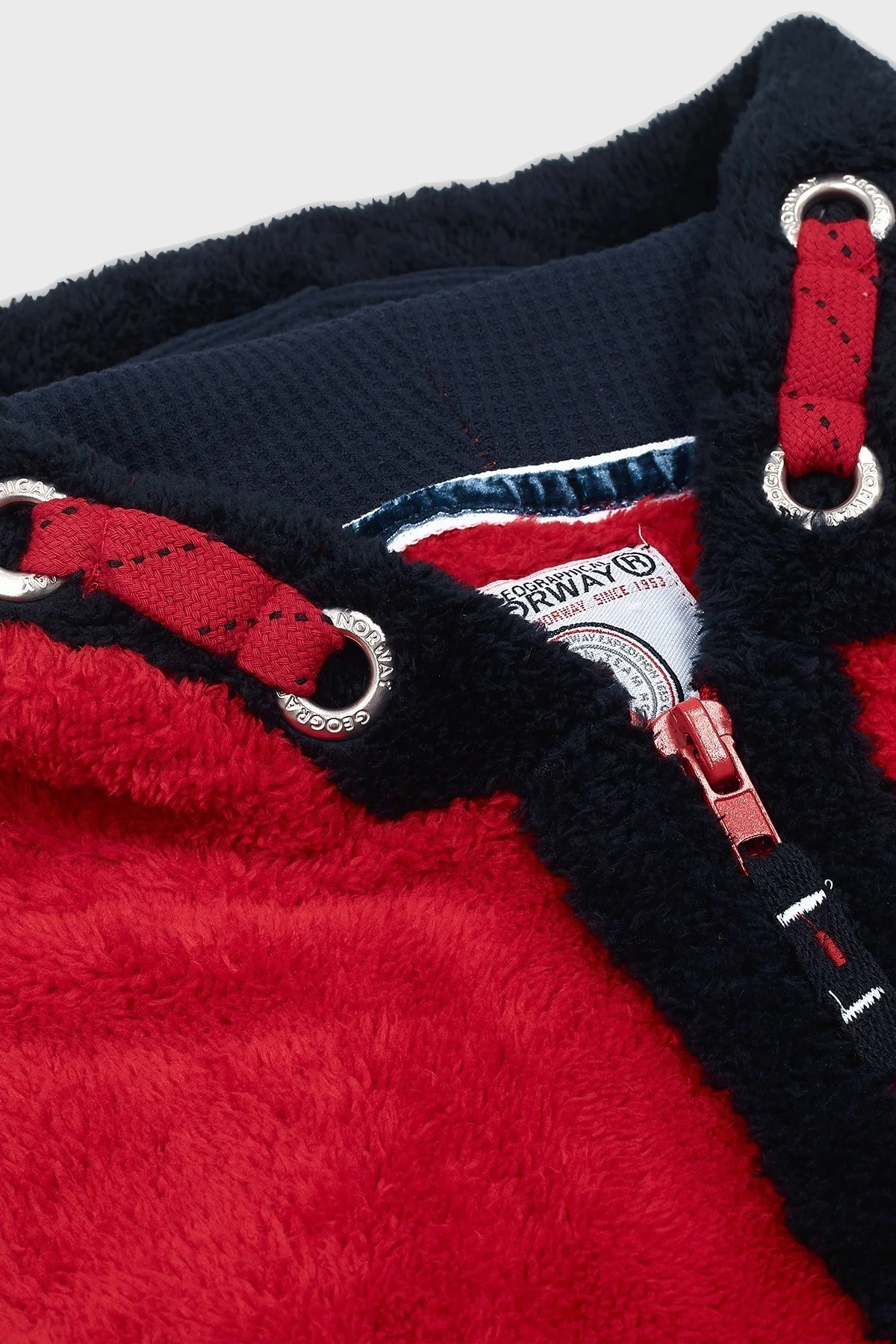 Norway Geographical Kapüşonlu Outdoor Polar Çocuk Sweat GYMCLASS B KIRMIZI - 4