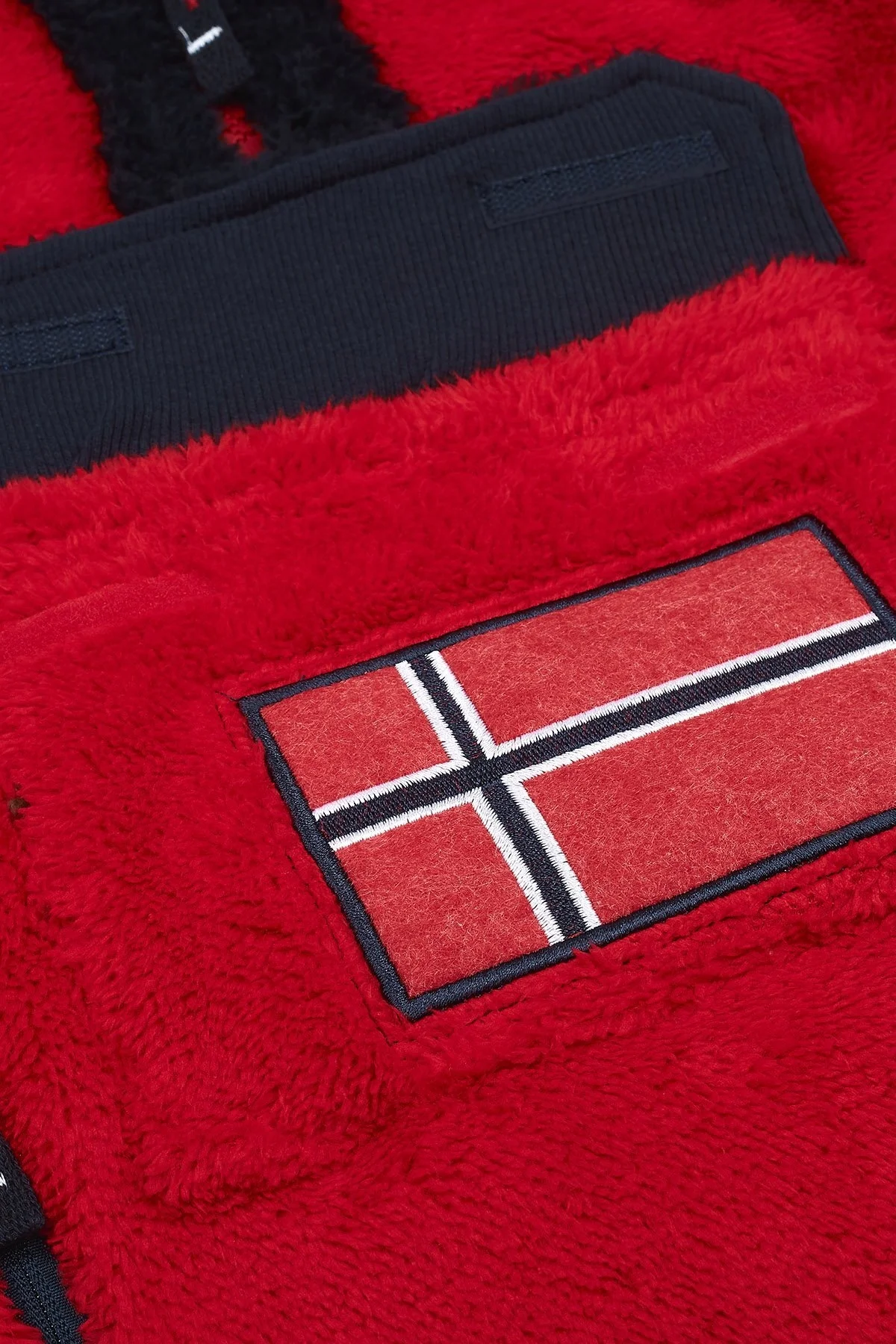 Norway Geographical Kapüşonlu Outdoor Polar Çocuk Sweat GYMCLASS B KIRMIZI - 5