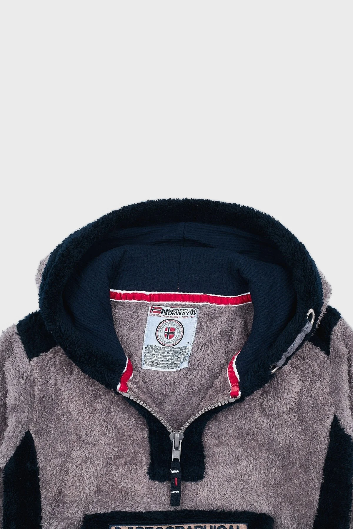 Norway Geographical Kapüşonlu Outdoor Polar Çocuk Sweat GYMCLASS B KOYU GRİ - 3