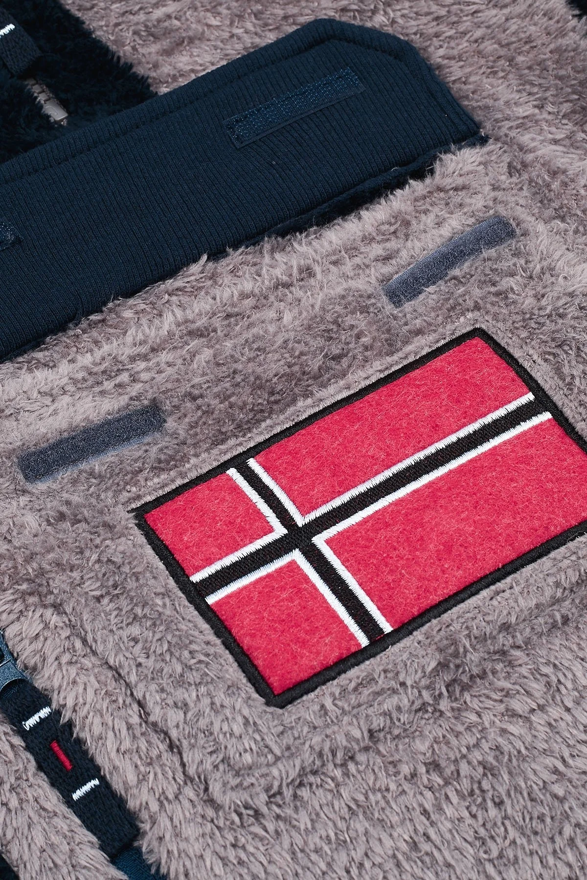 Norway Geographical Kapüşonlu Outdoor Polar Çocuk Sweat GYMCLASS B KOYU GRİ - 5