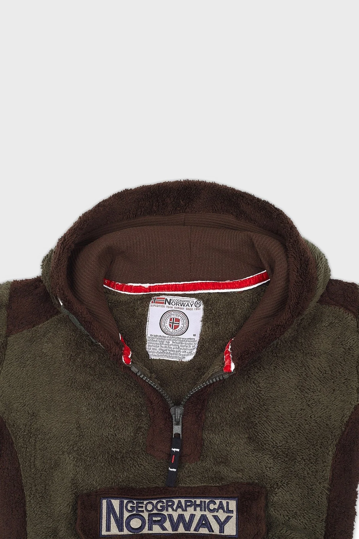 Norway Geographical Kapüşonlu Outdoor Polar Çocuk Sweat GYMCLASS B HAKİ - 3