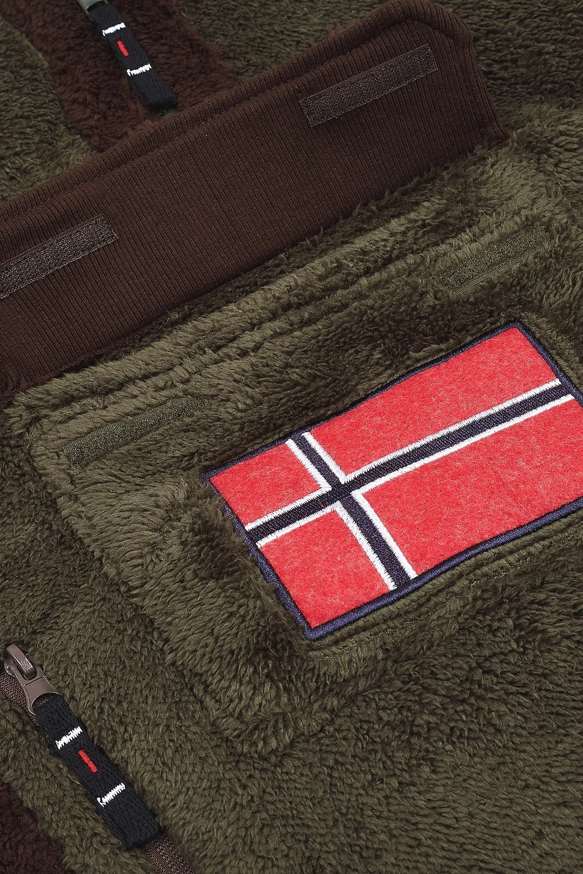 Norway Geographical Kapüşonlu Outdoor Polar Çocuk Sweat GYMCLASS B HAKİ - 5