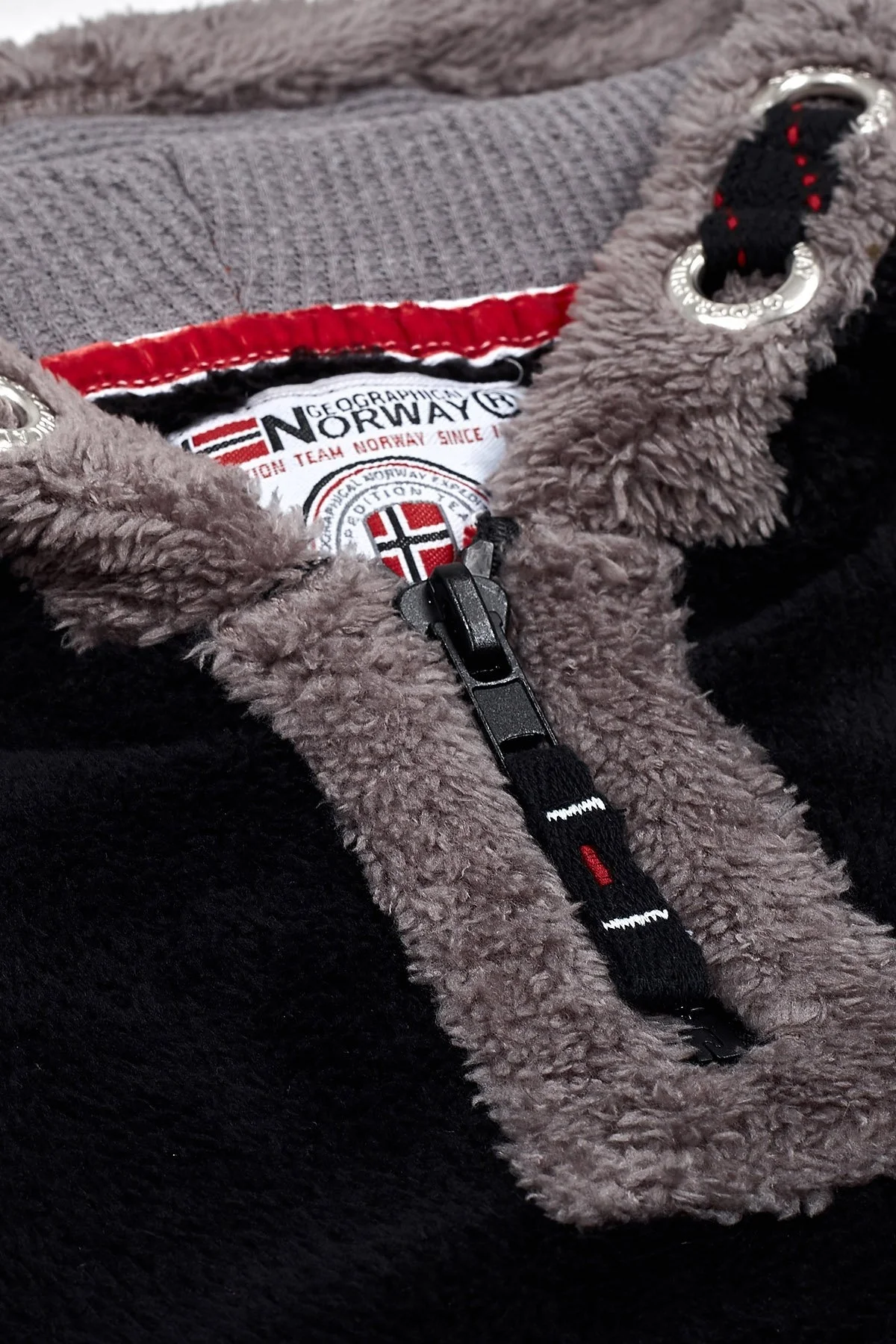 Norway Geographical Kapüşonlu Outdoor Polar Çocuk Sweat GYMCLASS B SİYAH - 4