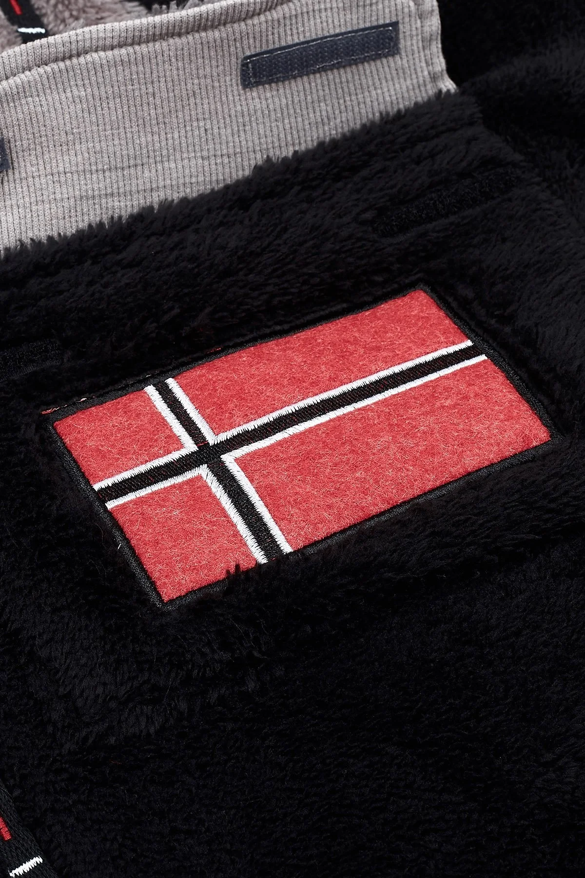 Norway Geographical Kapüşonlu Outdoor Polar Çocuk Sweat GYMCLASS B SİYAH - 5