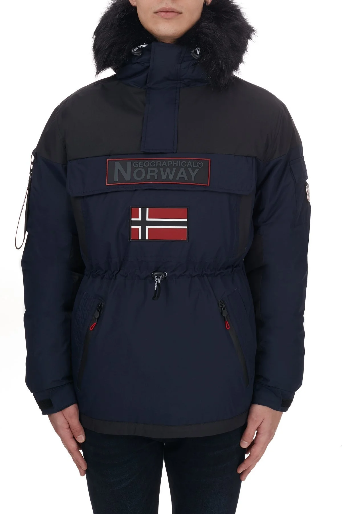 Norway Geographical Kapüşonlu Soğuğa Dayanıklı Outdoor Erkek Parka BRUNO N LACİVERT - 2