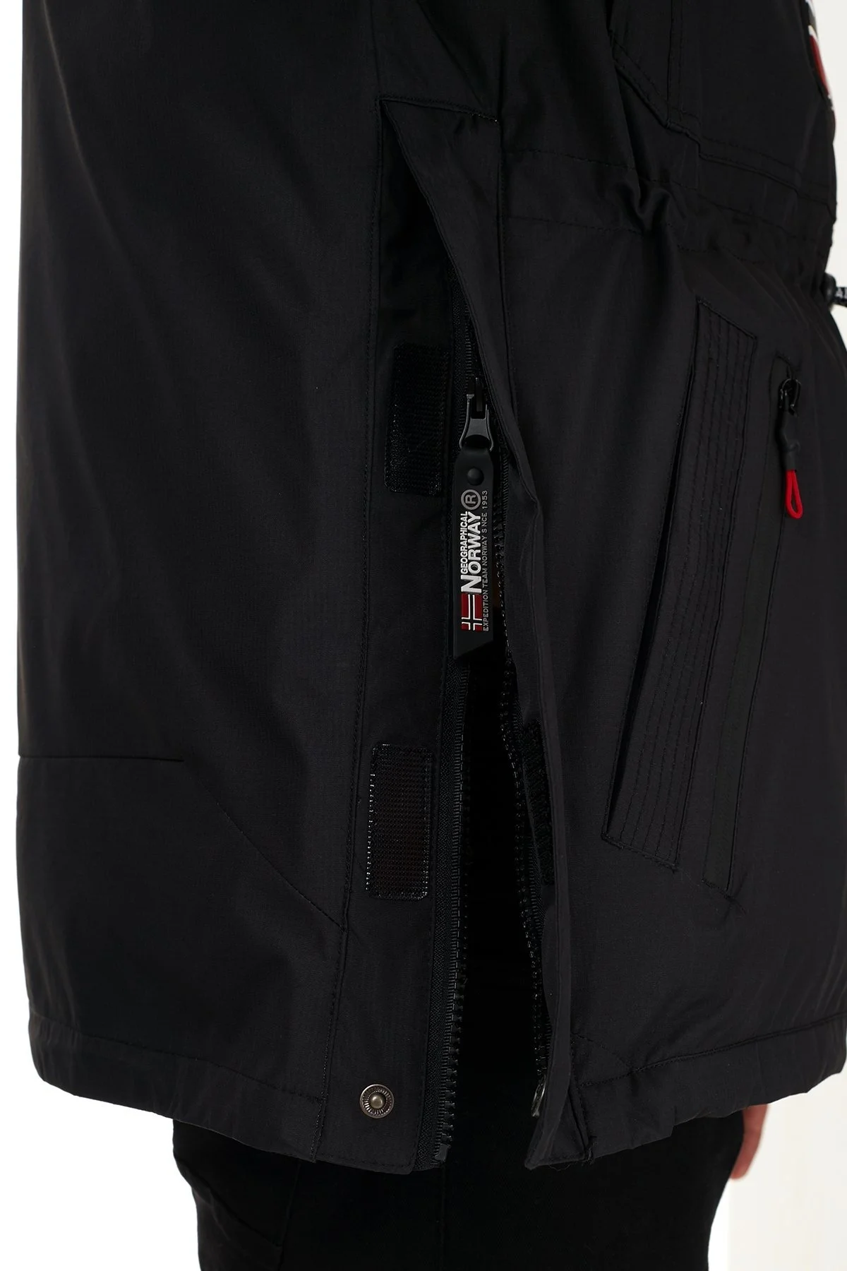 Norway Geographical Kapüşonlu Soğuğa Dayanıklı Outdoor Erkek Parka BRUNO N SİYAH - 7