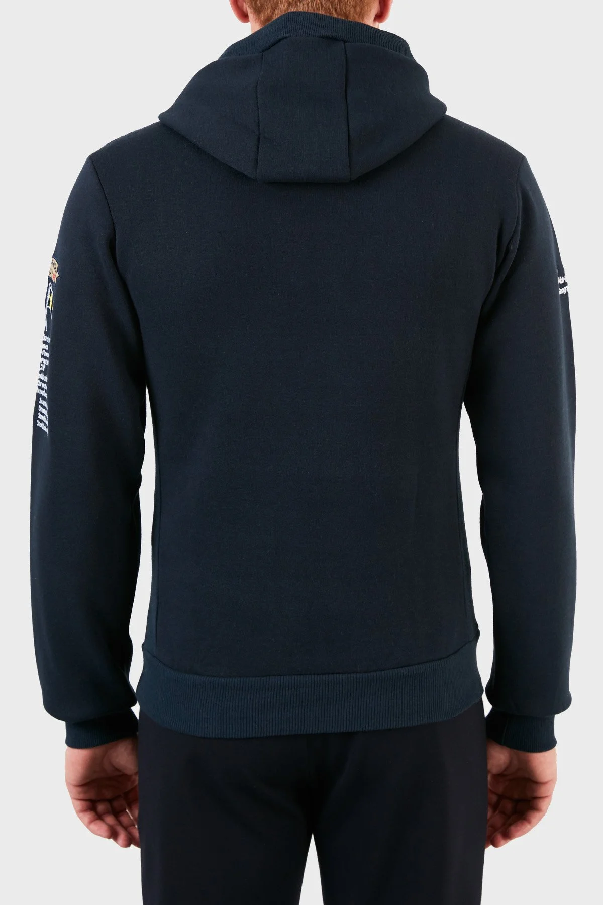 Norway Geographical Kapüşonlu Yarım Fermuarlı Outdoor Erkek Sweat GYMCLASSA100 Lacivert - 3