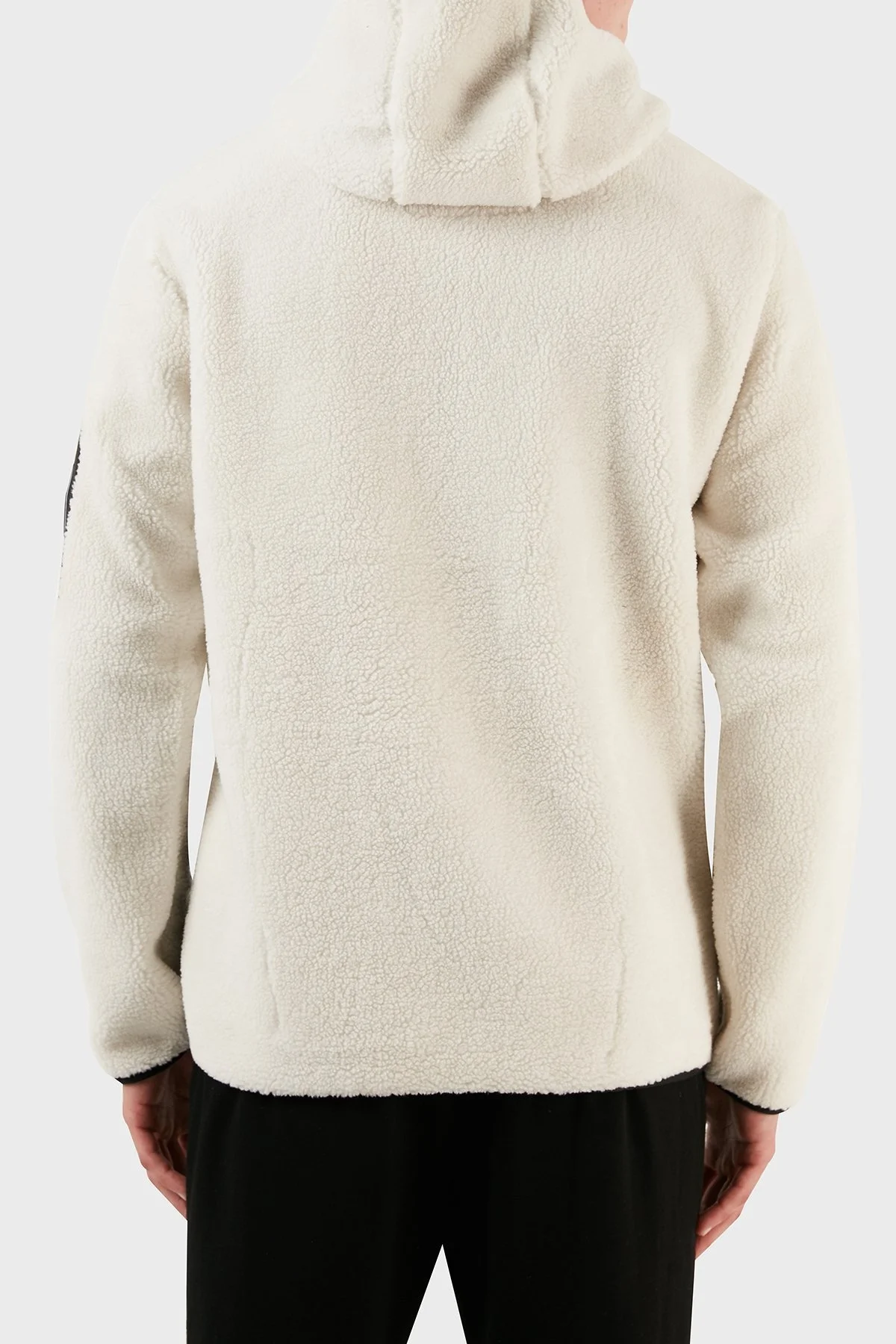 Norway Geographical Kapüşonlu Yumuşak Dokulu Rüzgar Geçirmez Outdoor Erkek Polar TUFOUR BEYAZ - 2