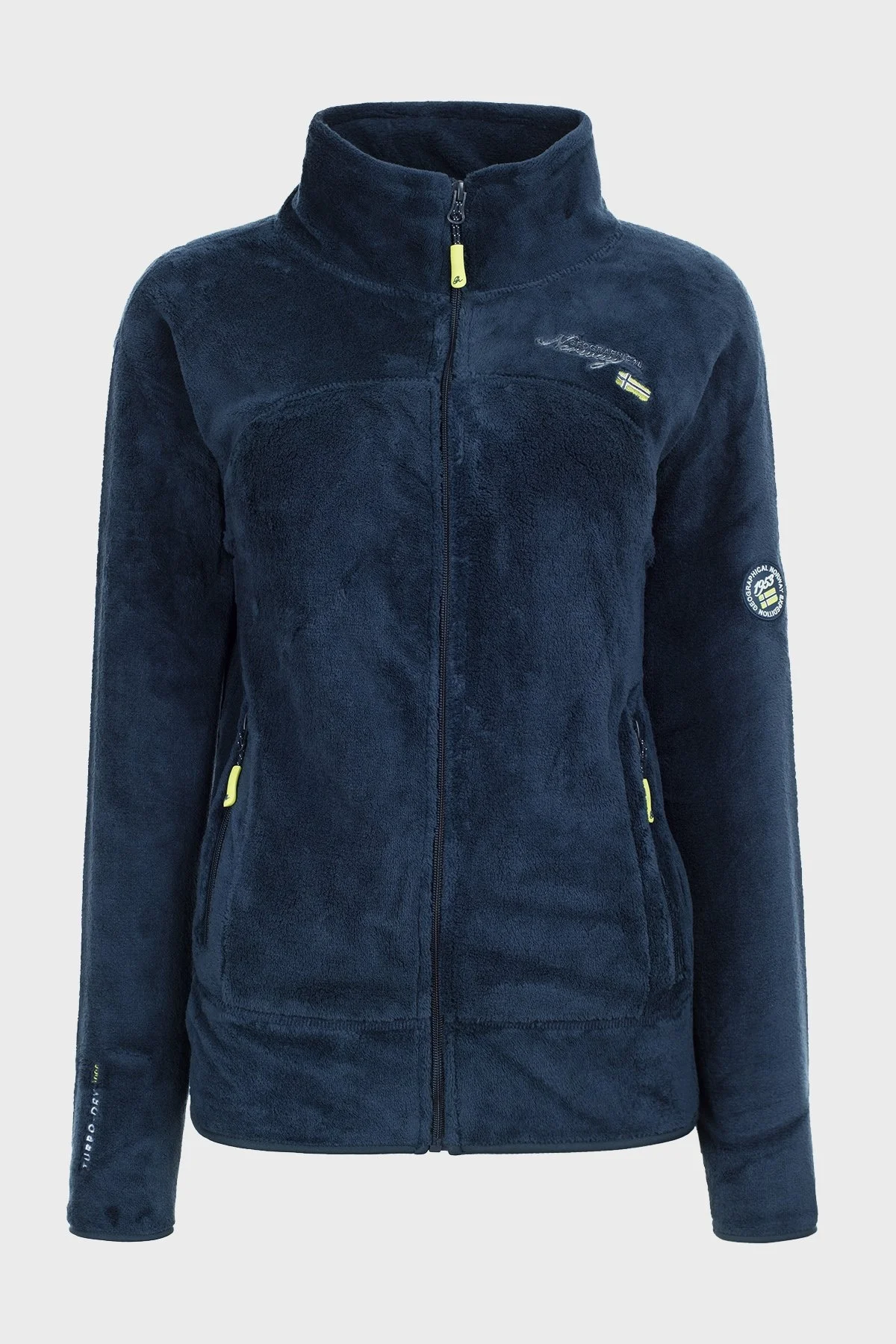 Norway Geographical Yumuşak Dokulu Soğuğa Dayanıklı Outdoor Bayan Polar UPALINEB LACİVERT - 8