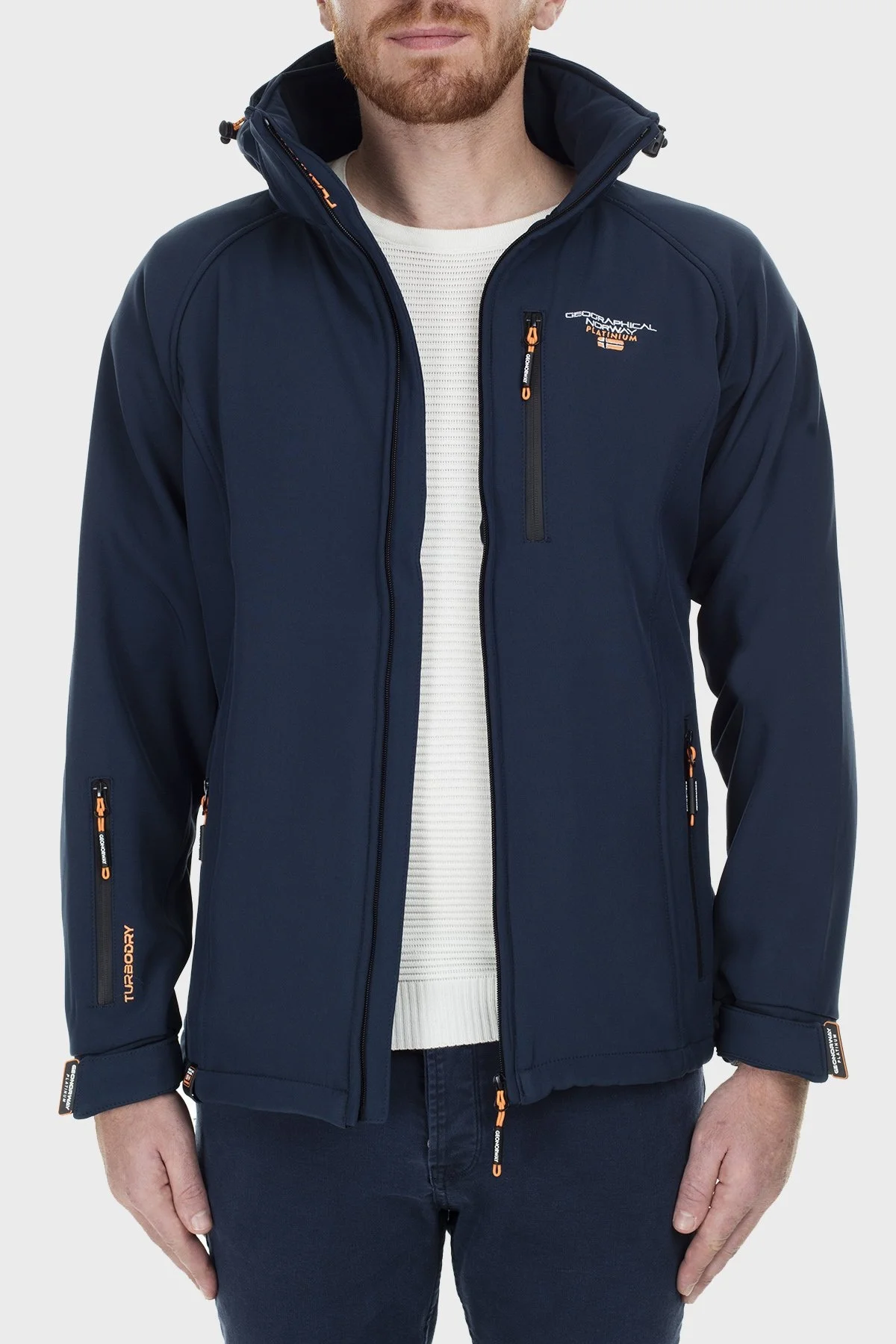 Norway Geographical Su Geçirmez Çıkarılabilir Kapüşonlu Outdoor Erkek Mont TABOO LACİVERT - 4