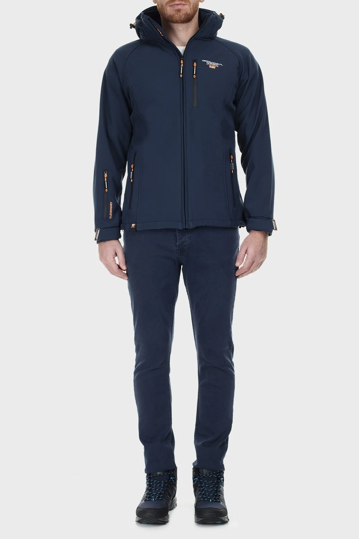 Norway Geographical Su Geçirmez Çıkarılabilir Kapüşonlu Outdoor Erkek Mont TABOO LACİVERT - 5