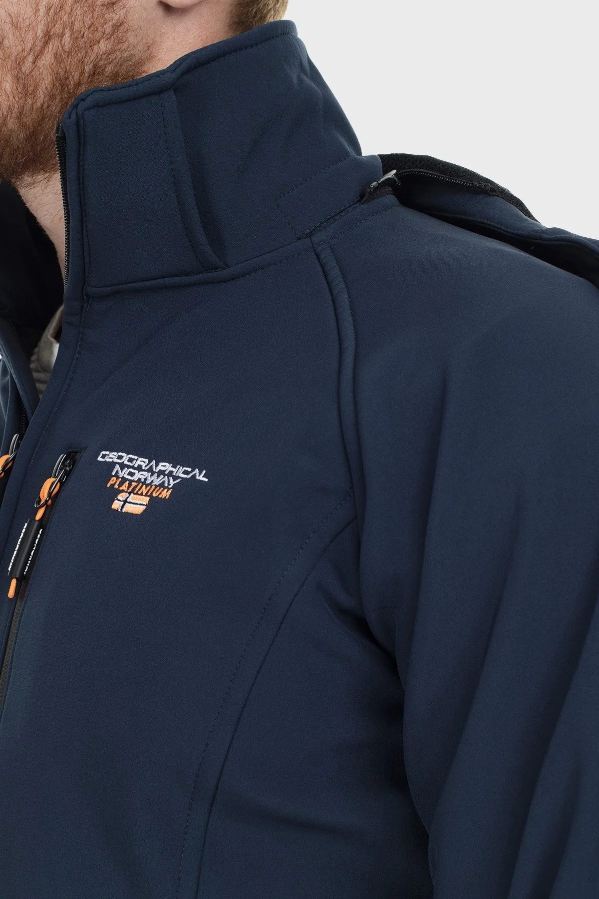 Norway Geographical Su Geçirmez Çıkarılabilir Kapüşonlu Outdoor Erkek Mont TABOO LACİVERT - 6