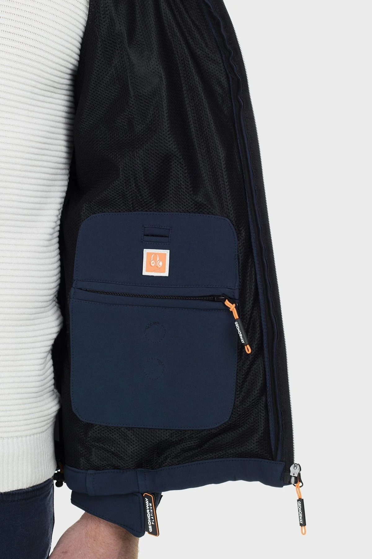 Norway Geographical Su Geçirmez Çıkarılabilir Kapüşonlu Outdoor Erkek Mont TABOO LACİVERT - 8