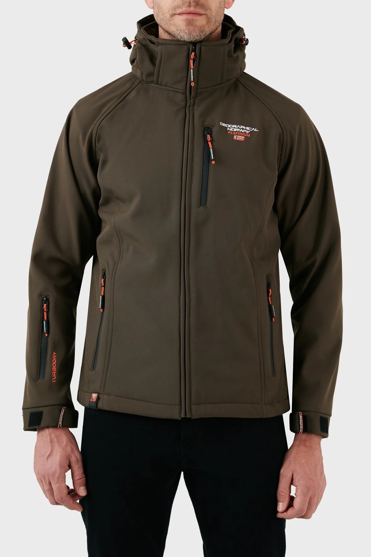 Norway Geographical Su Geçirmez Çıkarılabilir Kapüşonlu Outdoor Erkek Mont TABOO HAKİ - 7