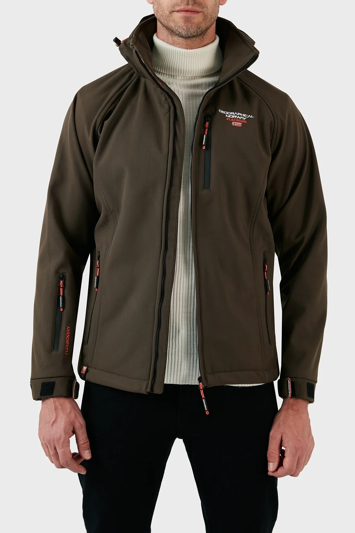 Norway Geographical Su Geçirmez Çıkarılabilir Kapüşonlu Outdoor Erkek Mont TABOO HAKİ - 10