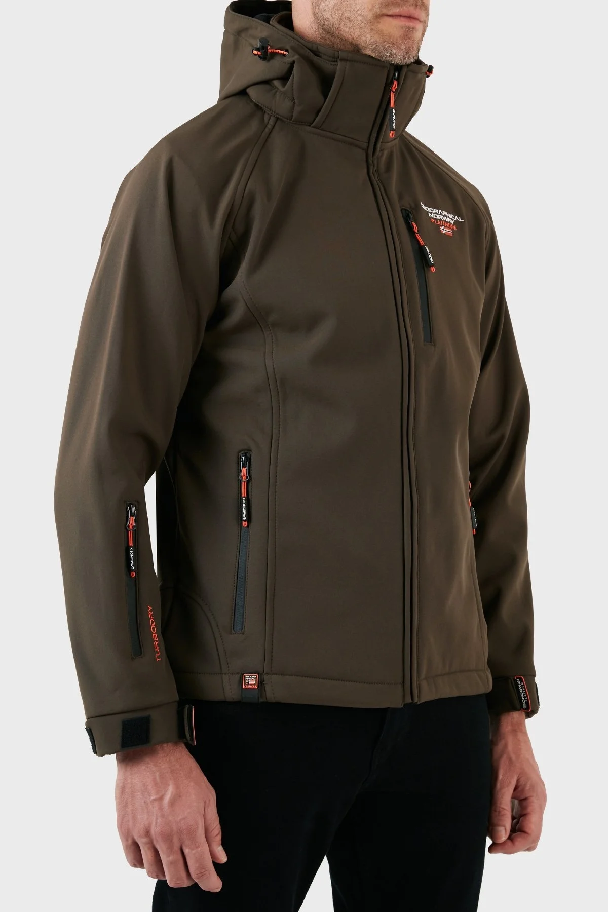 Norway Geographical Su Geçirmez Çıkarılabilir Kapüşonlu Outdoor Erkek Mont TABOO HAKİ - 11