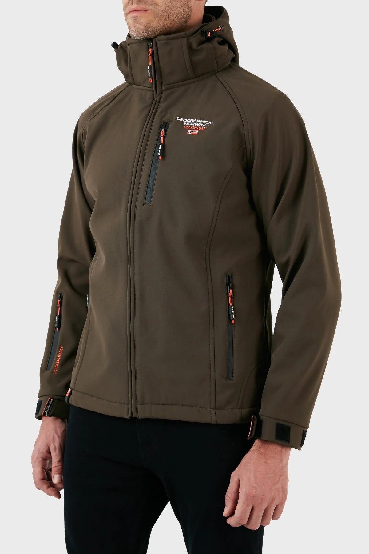 Norway Geographical Su Geçirmez Çıkarılabilir Kapüşonlu Outdoor Erkek Mont TABOO HAKİ - 12