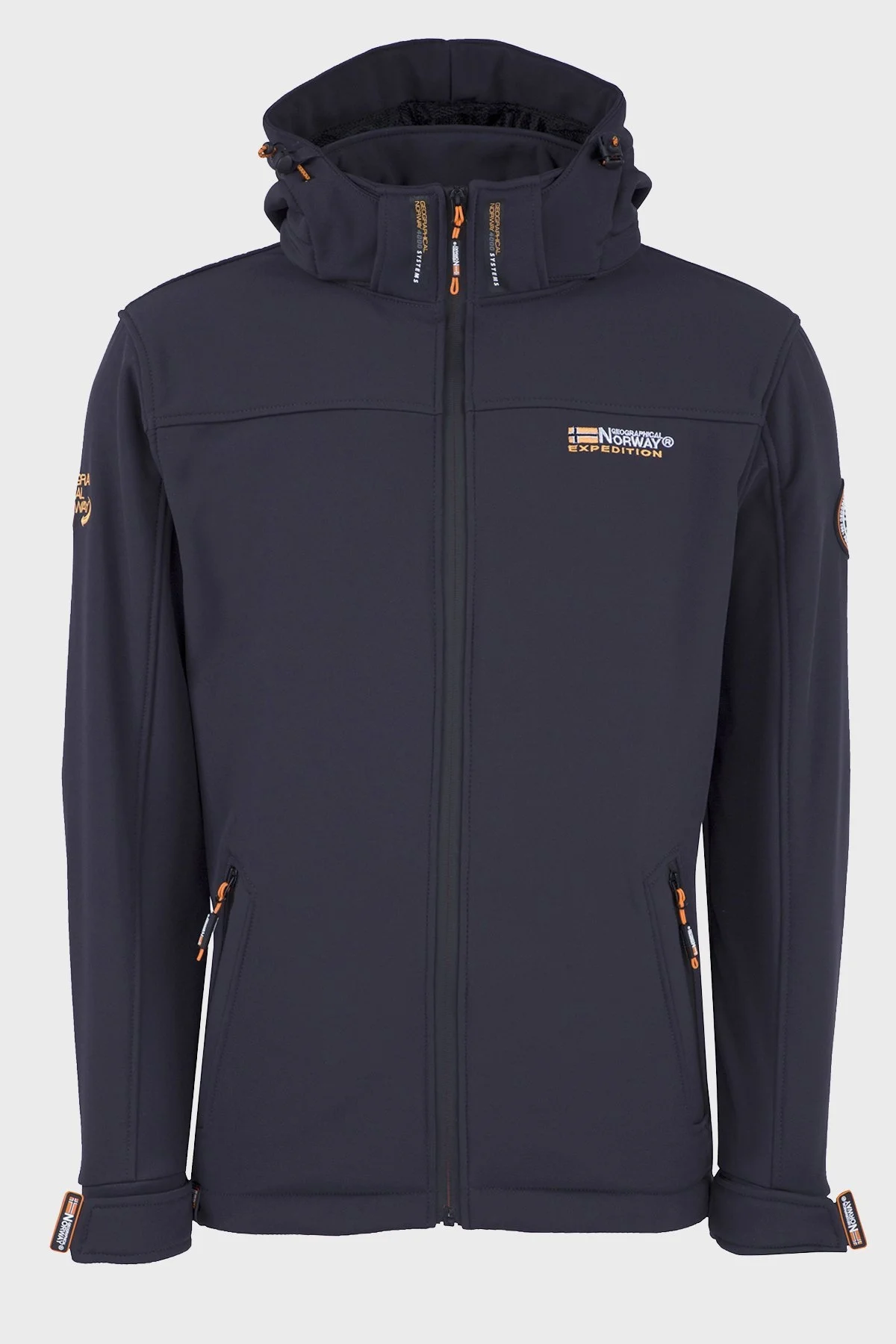 Norway Geographical Su Geçirmez Outdoor Erkek Mont TAKEAWAY KOYU GRİ - 1