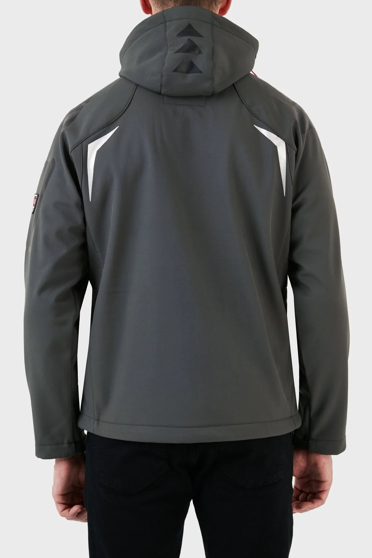 Norway Geographical Su Geçirmez 4000 mm Kapüşonlu Outdoor Erkek Mont TECHNO KOYU GRİ - 2