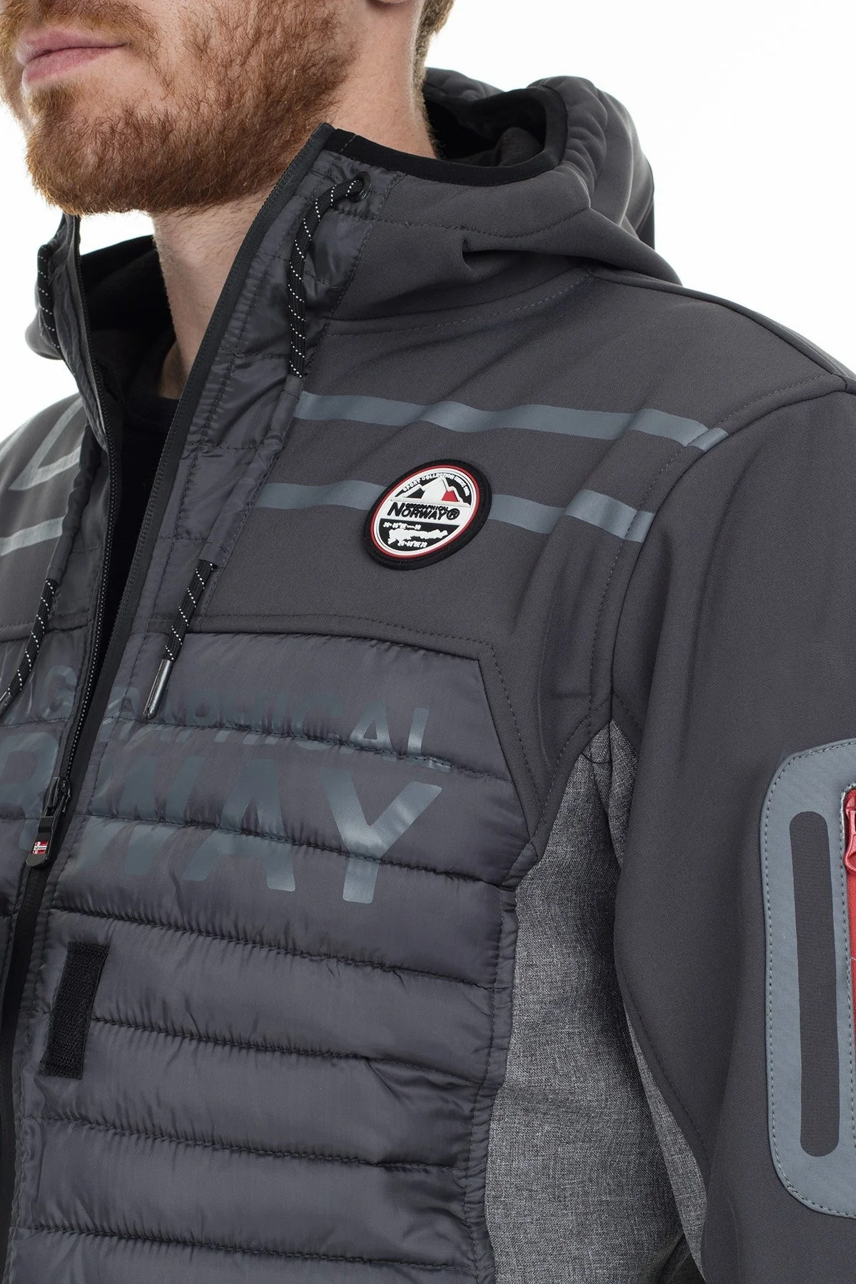 Norway Geographical Outdoor Erkek Mont TIAKO KOYU GRİ - 9