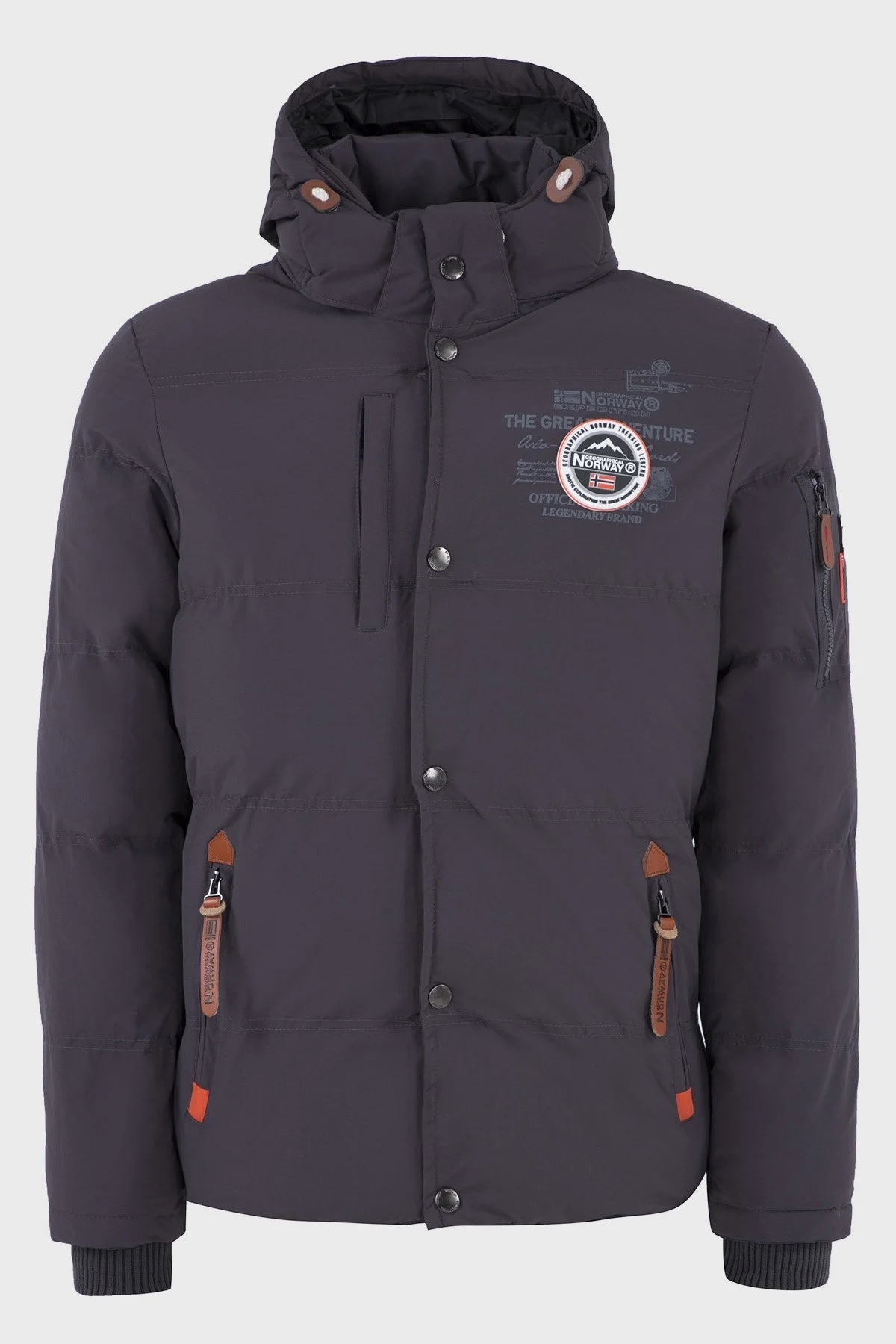 Norway Geographical Outdoor Erkek Mont VERVEINE KOYU GRİ - 1