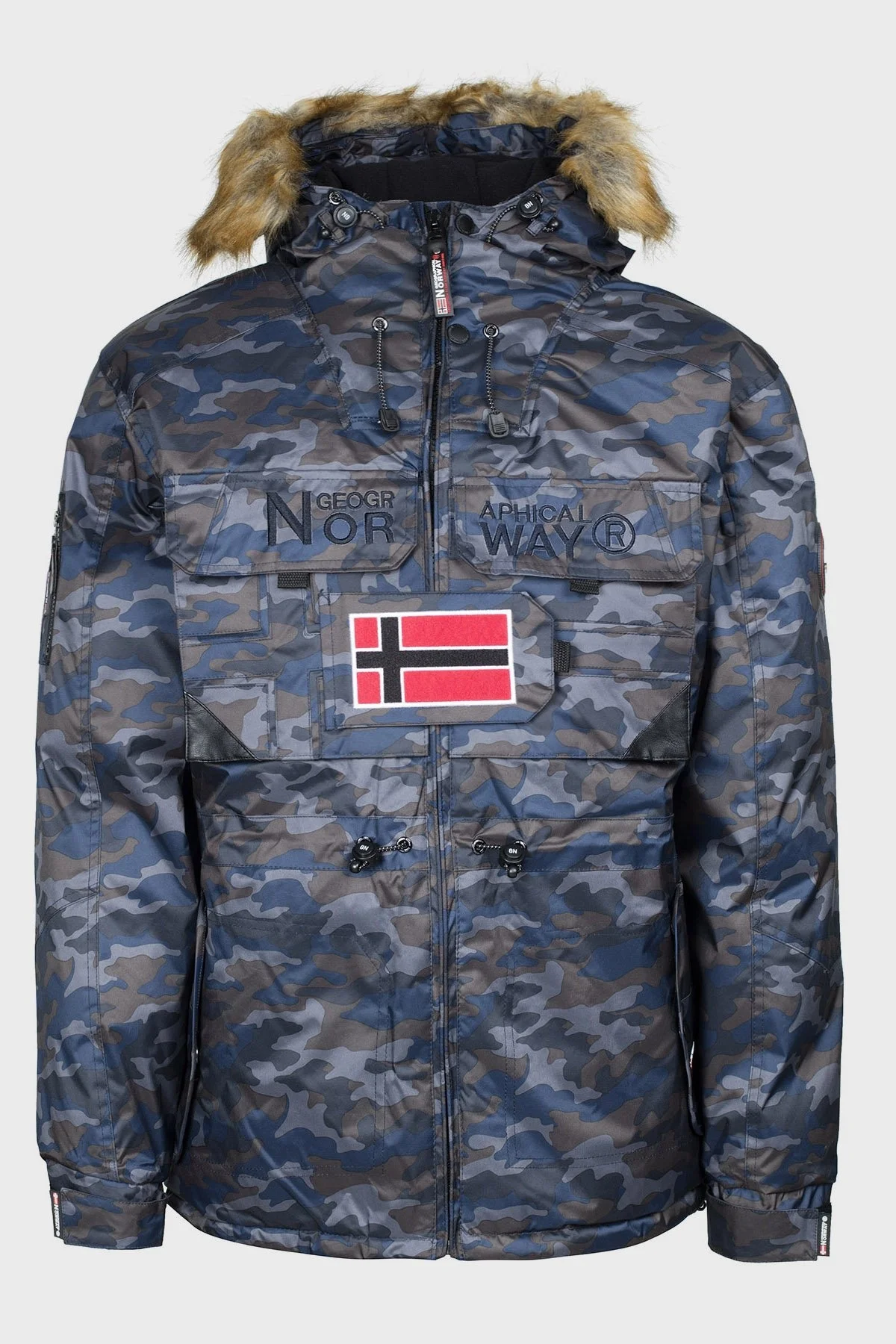 Norway Geographical Outdoor Erkek Parka BENCH LACİVERT - 1