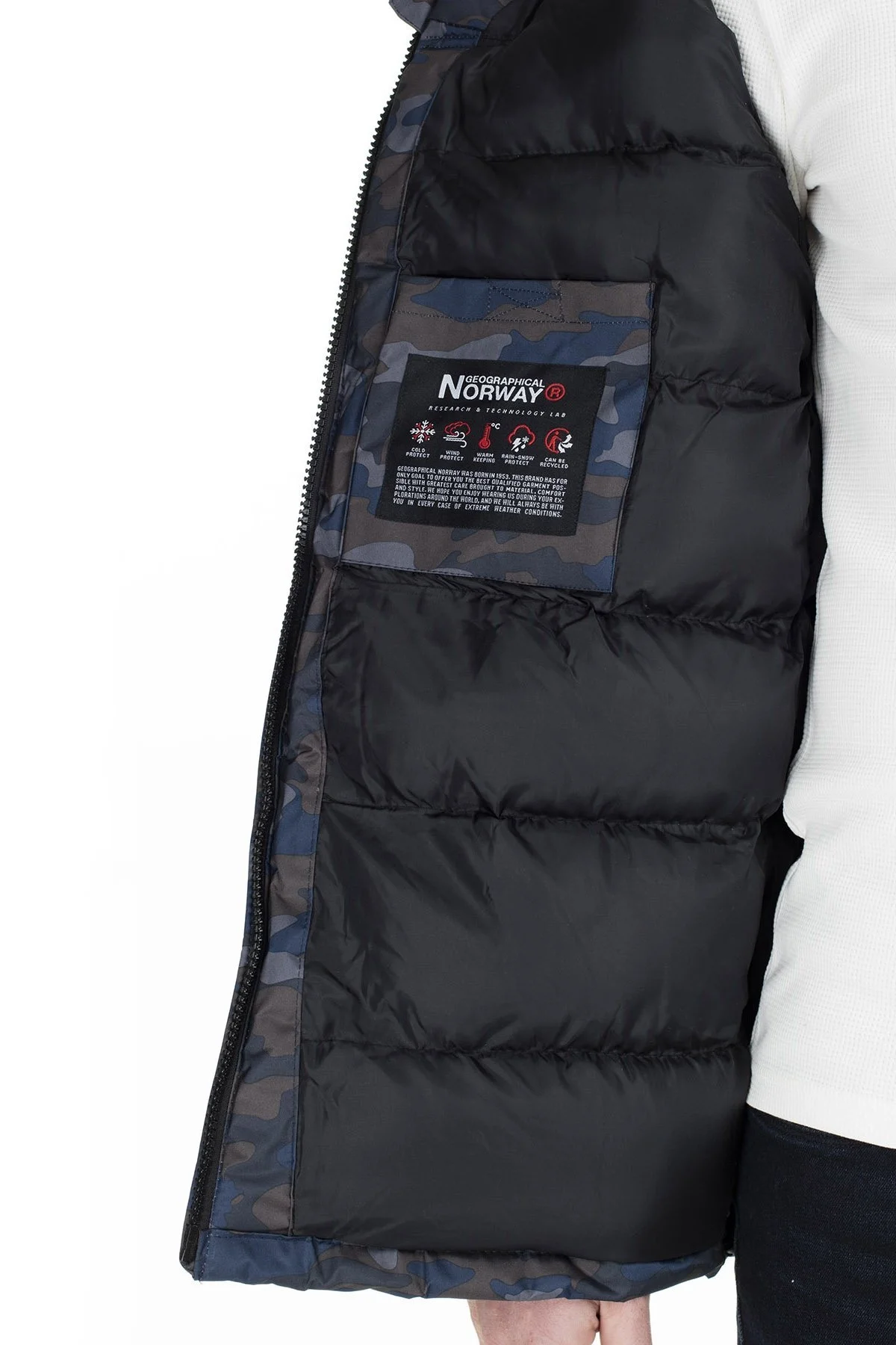 Norway Geographical Outdoor Erkek Parka BENCH LACİVERT - 3