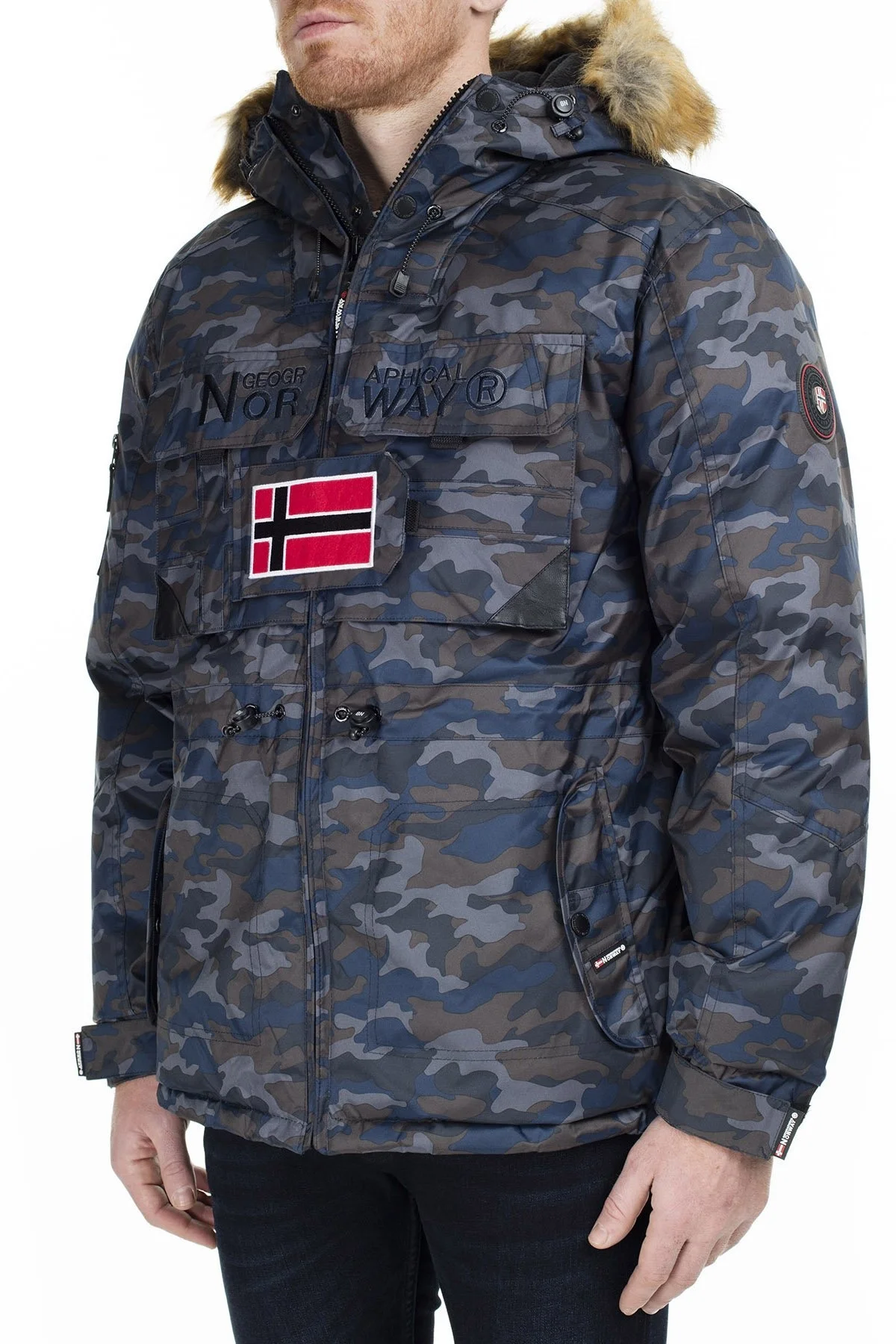 Norway Geographical Outdoor Erkek Parka BENCH LACİVERT - 5