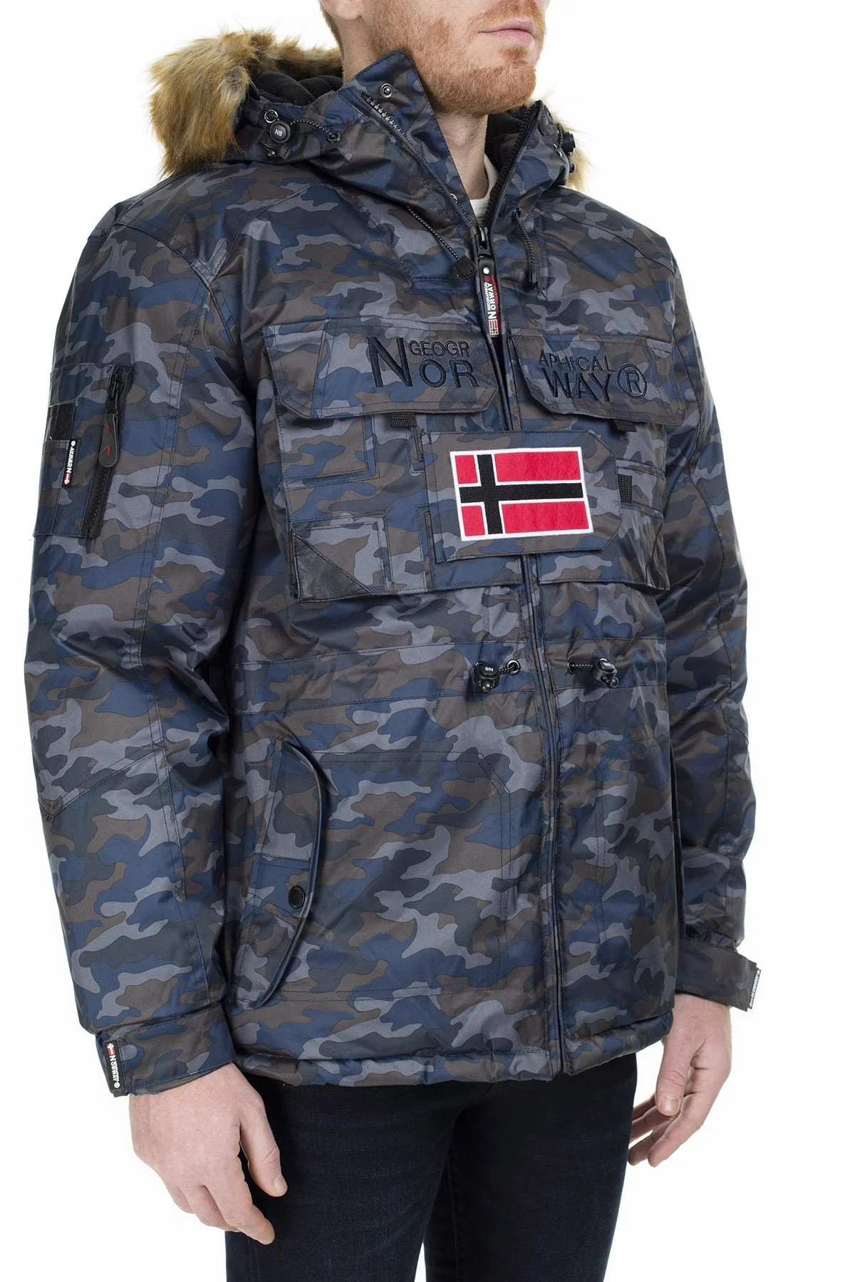 Norway Geographical Outdoor Erkek Parka BENCH LACİVERT - 6