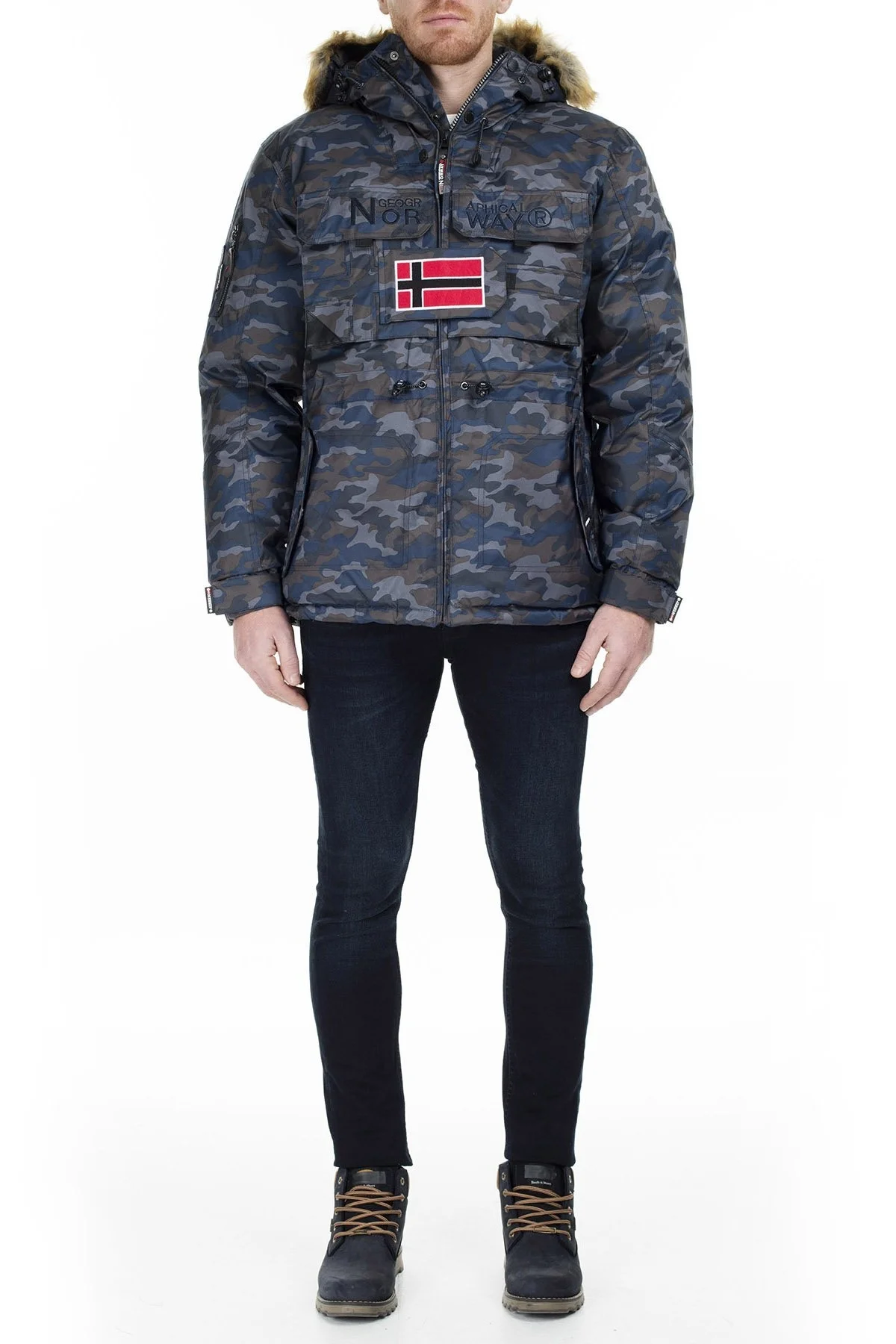 Norway Geographical Outdoor Erkek Parka BENCH LACİVERT - 8