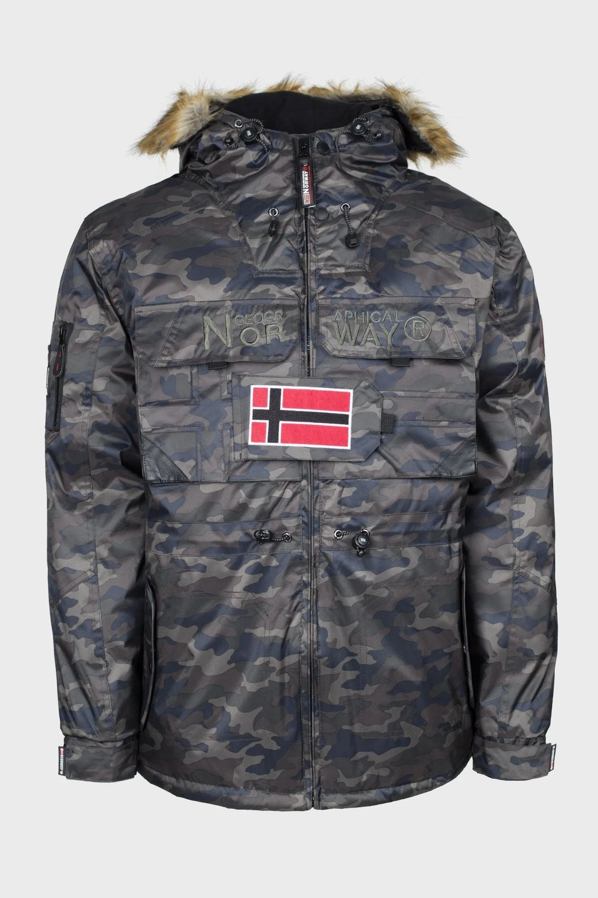 Norway Geographical Outdoor Erkek Parka BENCH HAKİ - 1