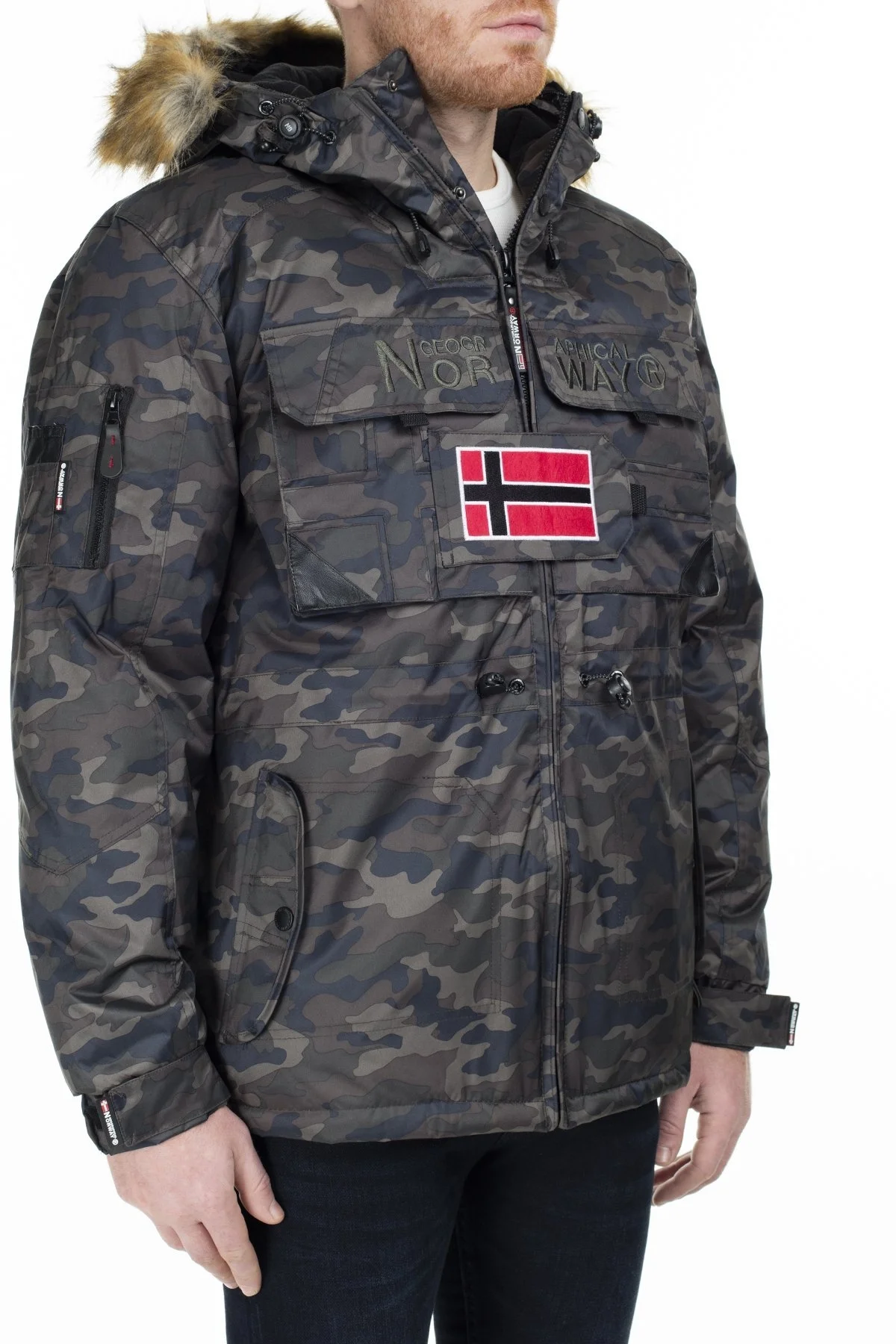 Norway Geographical Outdoor Erkek Parka BENCH HAKİ - 6