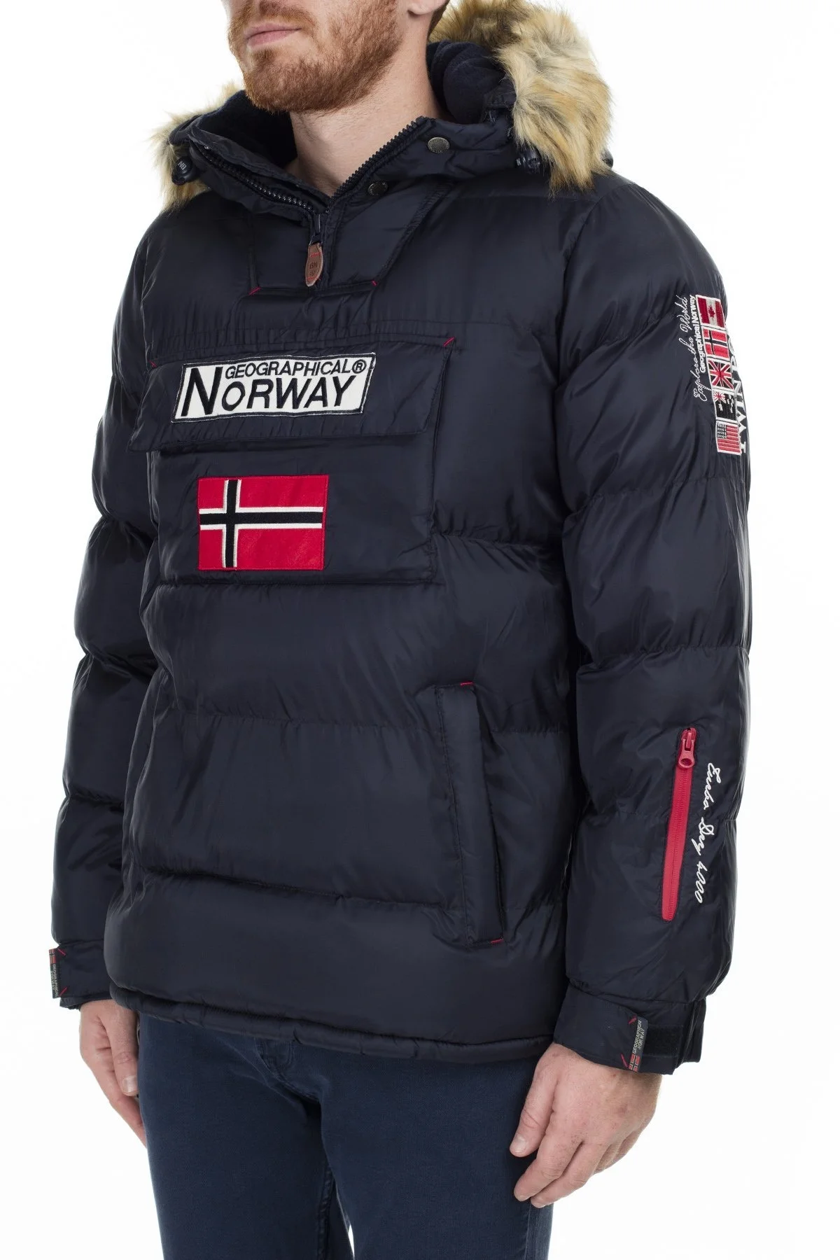Norway Geographical Outdoor Erkek Parka BILBOQUET LACİVERT - 4